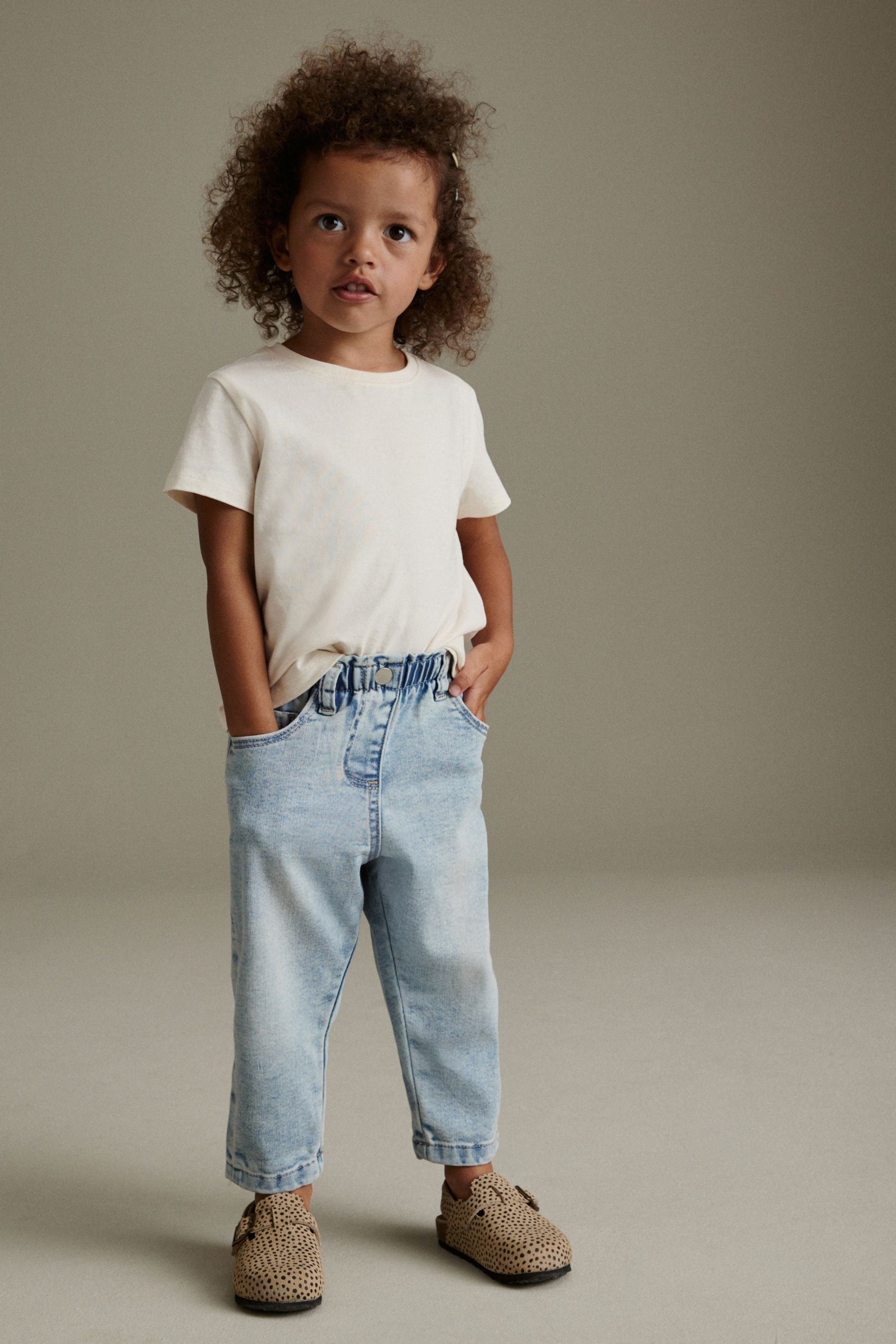 Denim Lightwash Mom Jeans (3mths-7yrs)