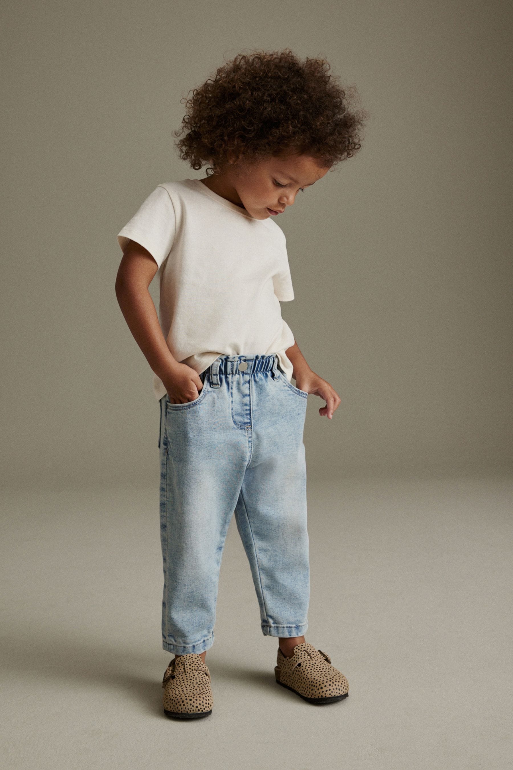 Denim Lightwash Mom Jeans (3mths-7yrs)