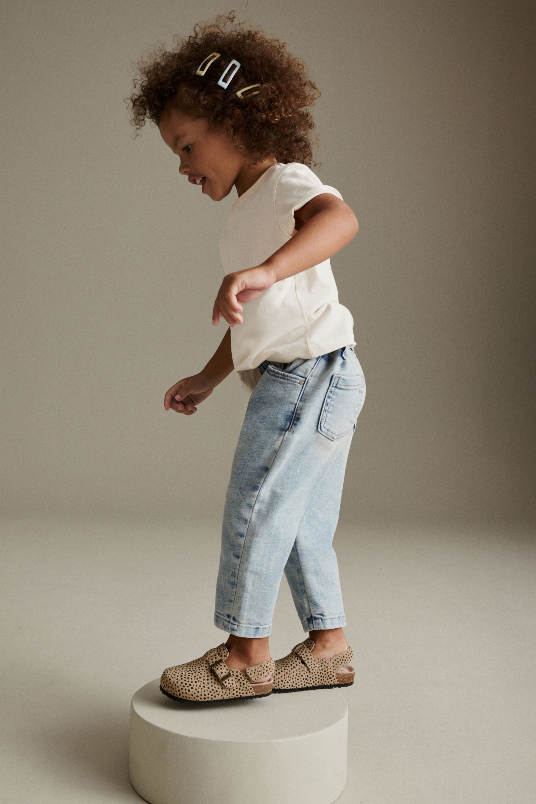 Denim Lightwash Mom Jeans (3mths-7yrs)