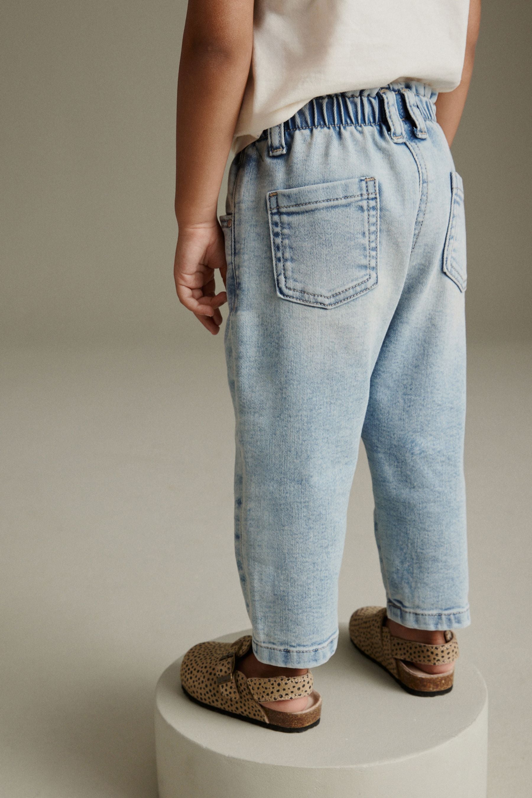 Denim Lightwash Mom Jeans (3mths-7yrs)