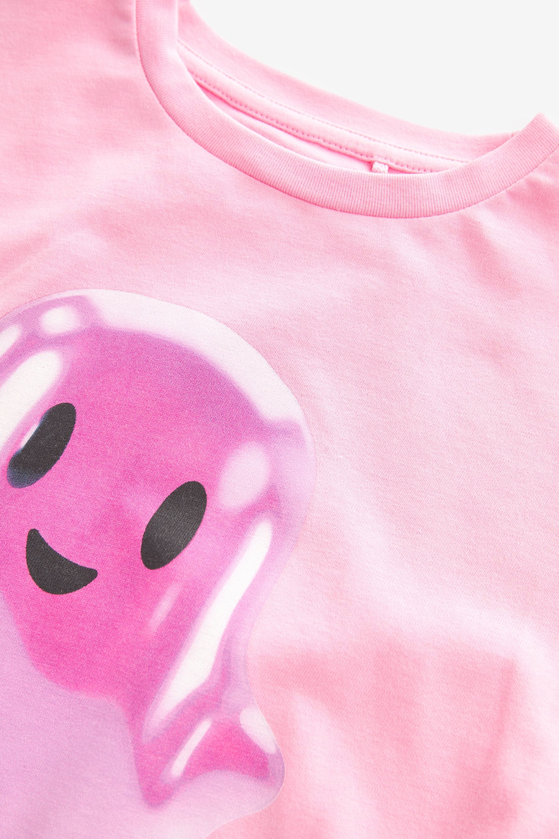 Pink Jelly Ghost Graphic T-Shirt (3-16yrs)