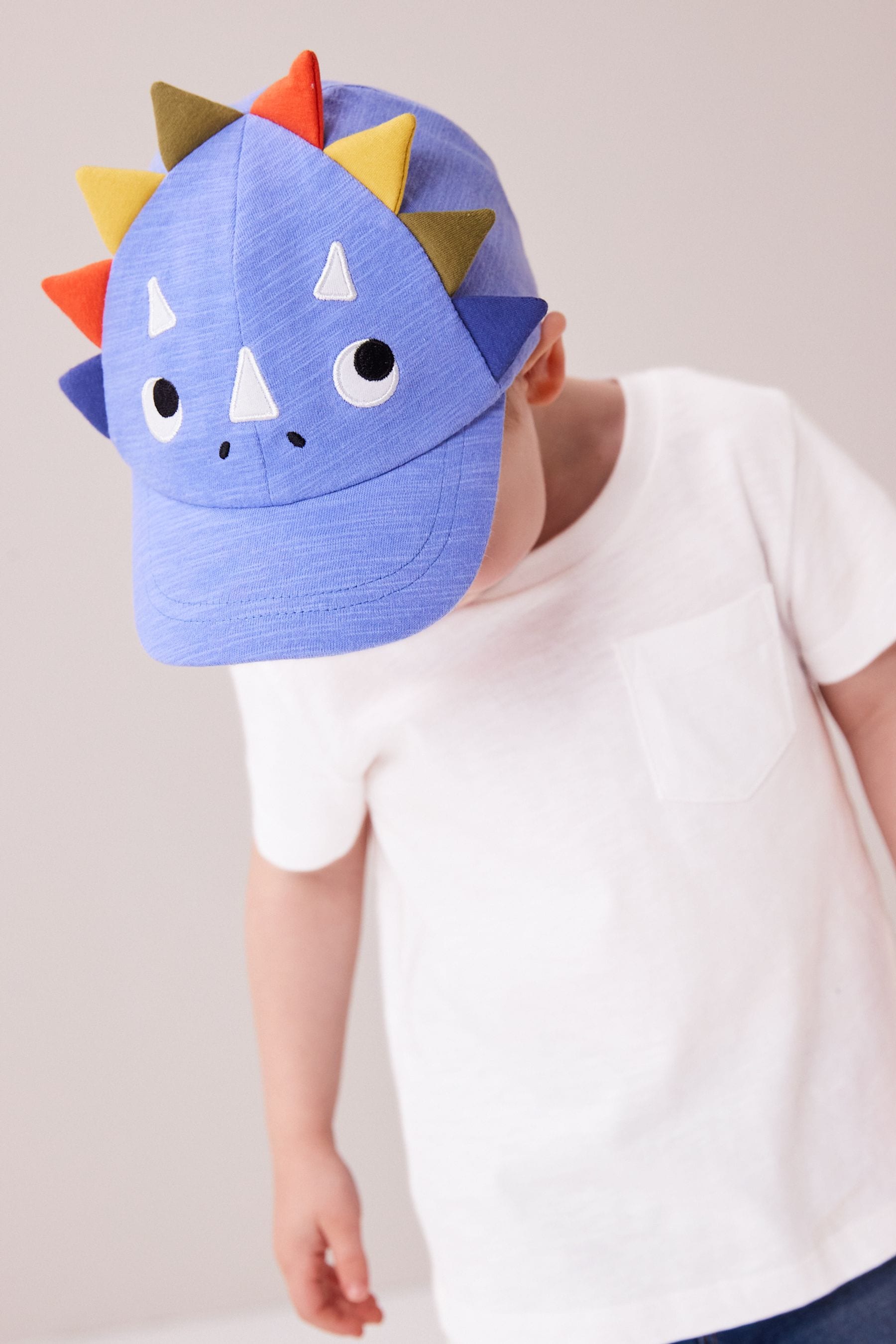 Blue Dinosaur Baseball Cap (3mths-10yrs)