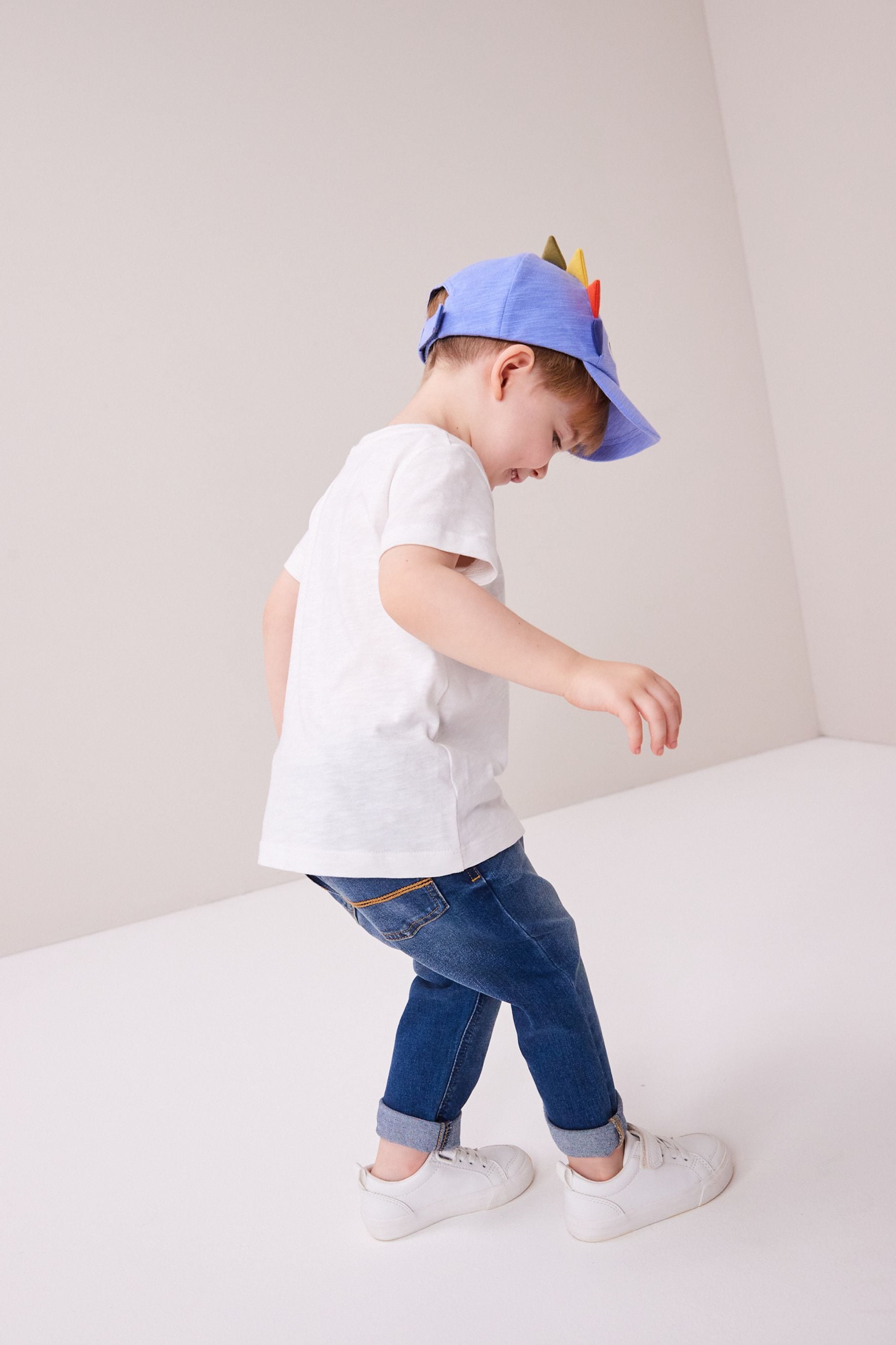 Blue Dinosaur Baseball Cap (3mths-10yrs)