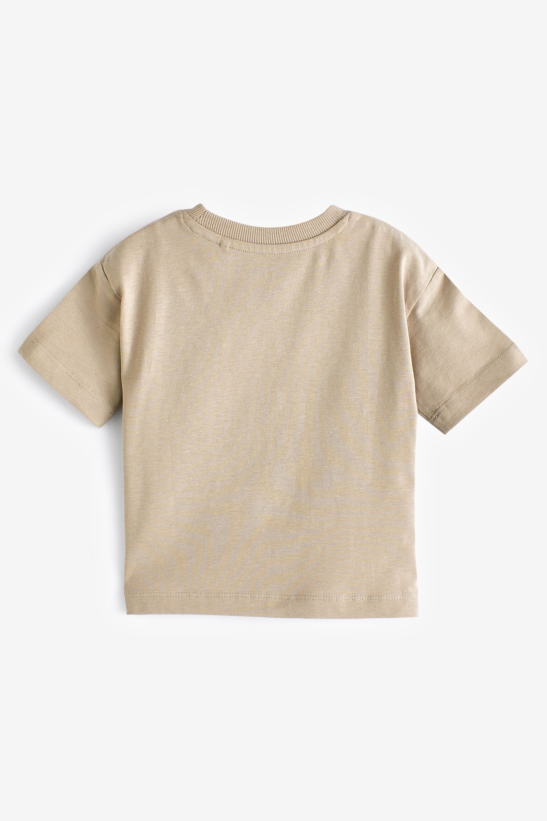 Neutral Tiger Short Sleeve Character T-Shirt (3mths-7yrs)