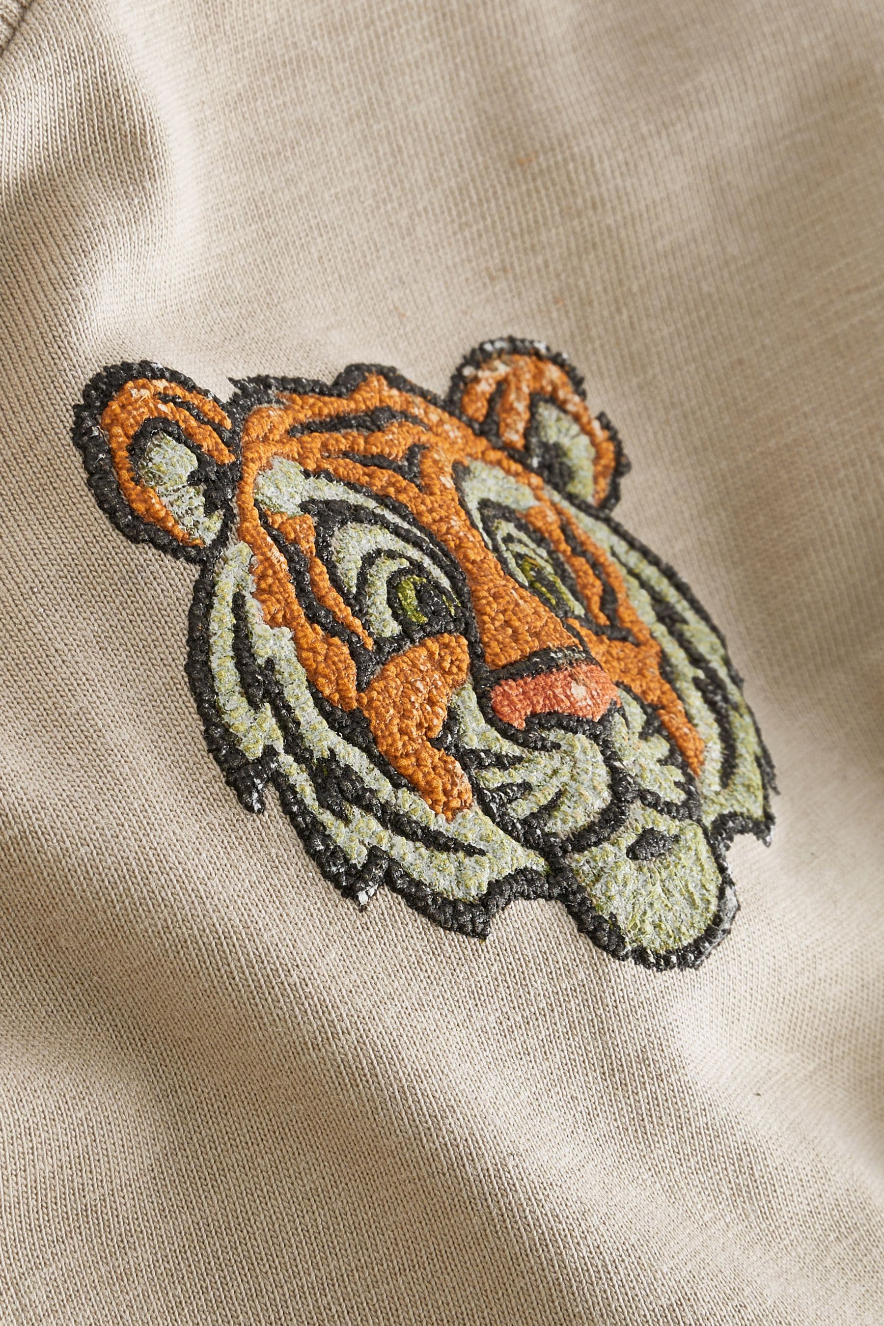 Neutral Tiger Short Sleeve Character T-Shirt (3mths-7yrs)