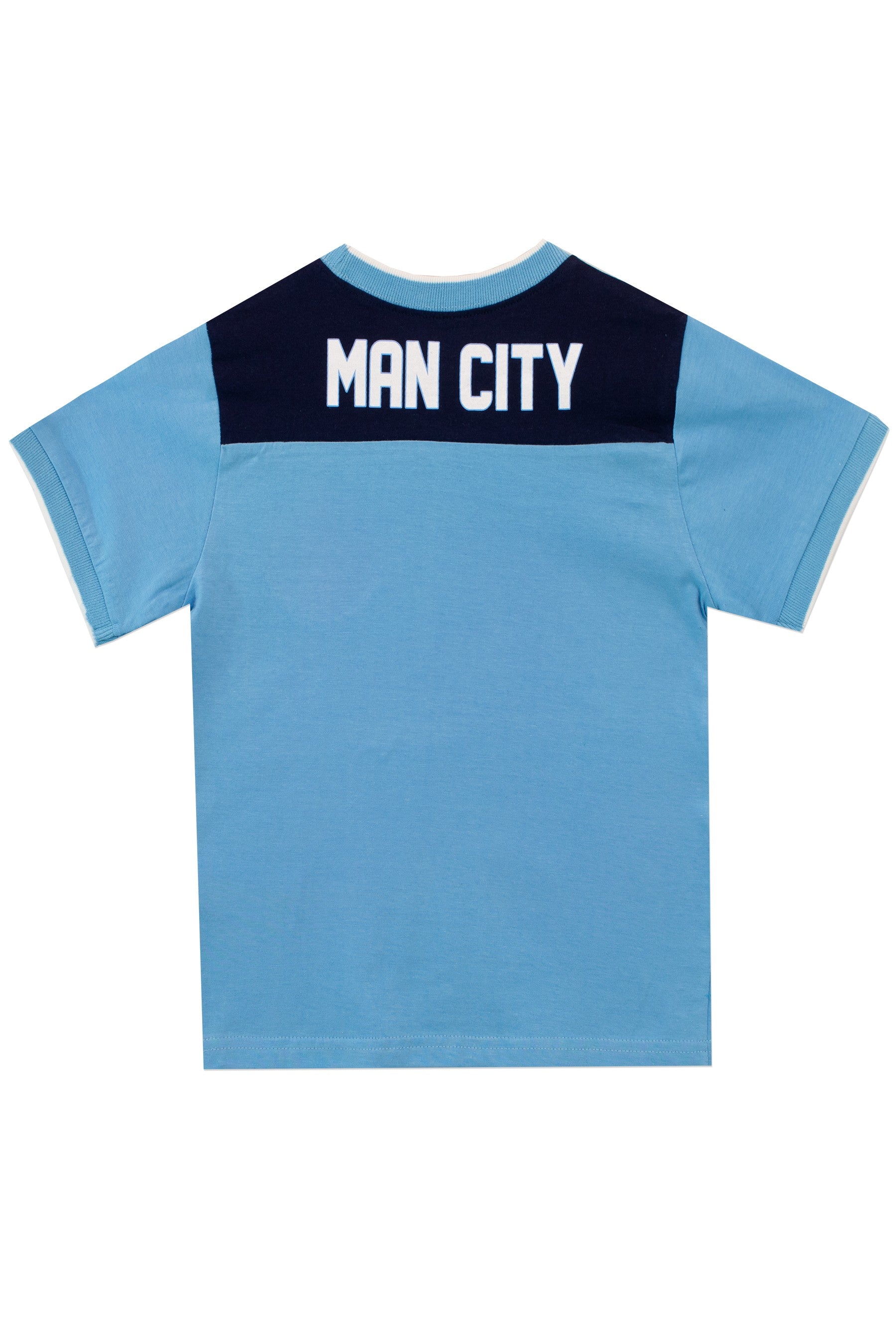 Character Blue Manchester City Kids Football Kit Style Pyjamas