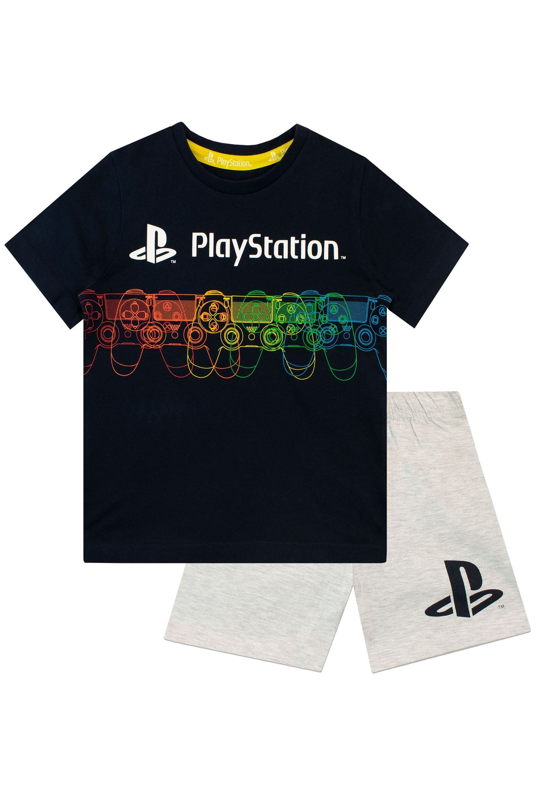 Character Grey Playstation Short Pyjamas