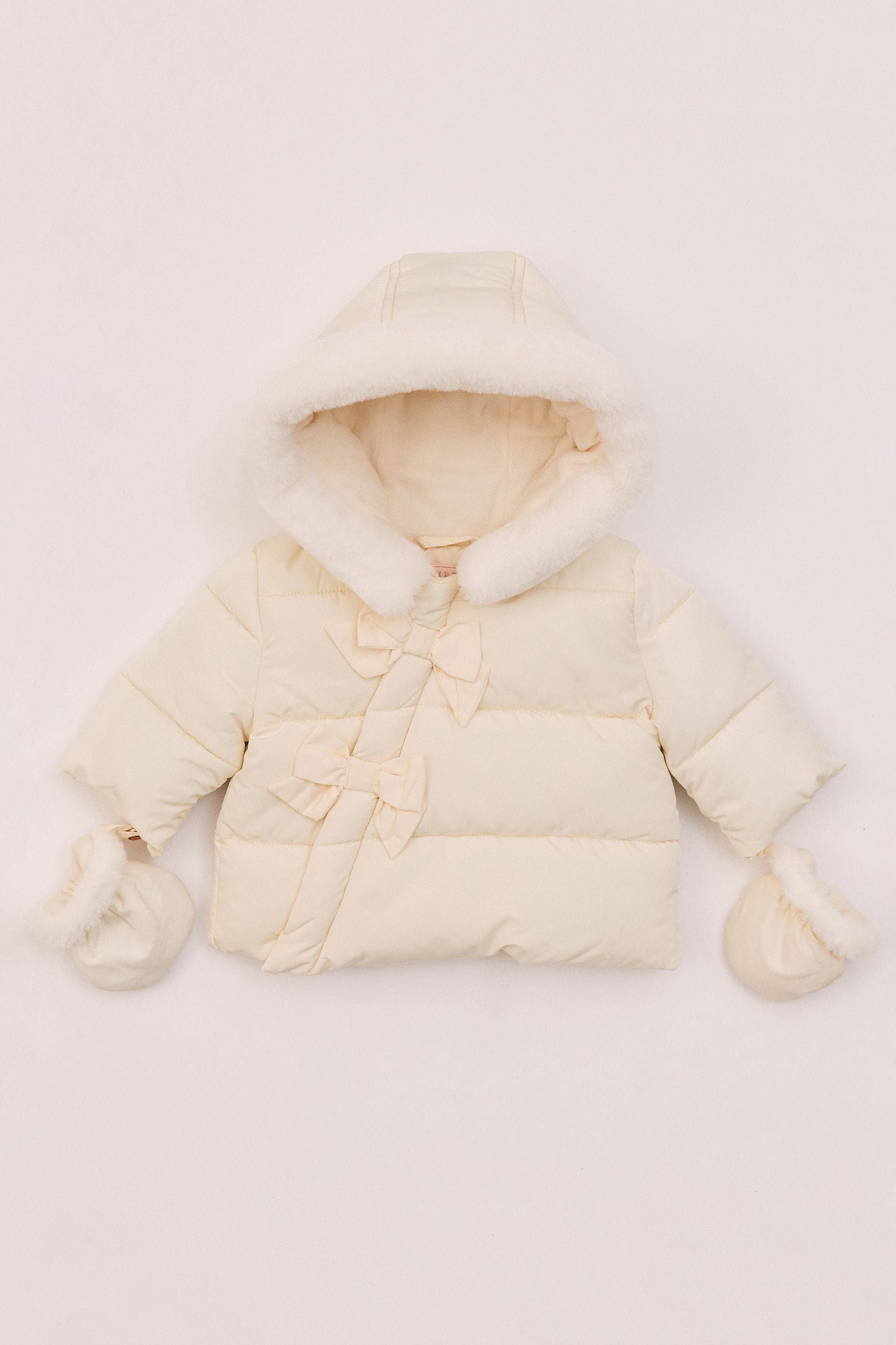 White Lipsy Baby Coat