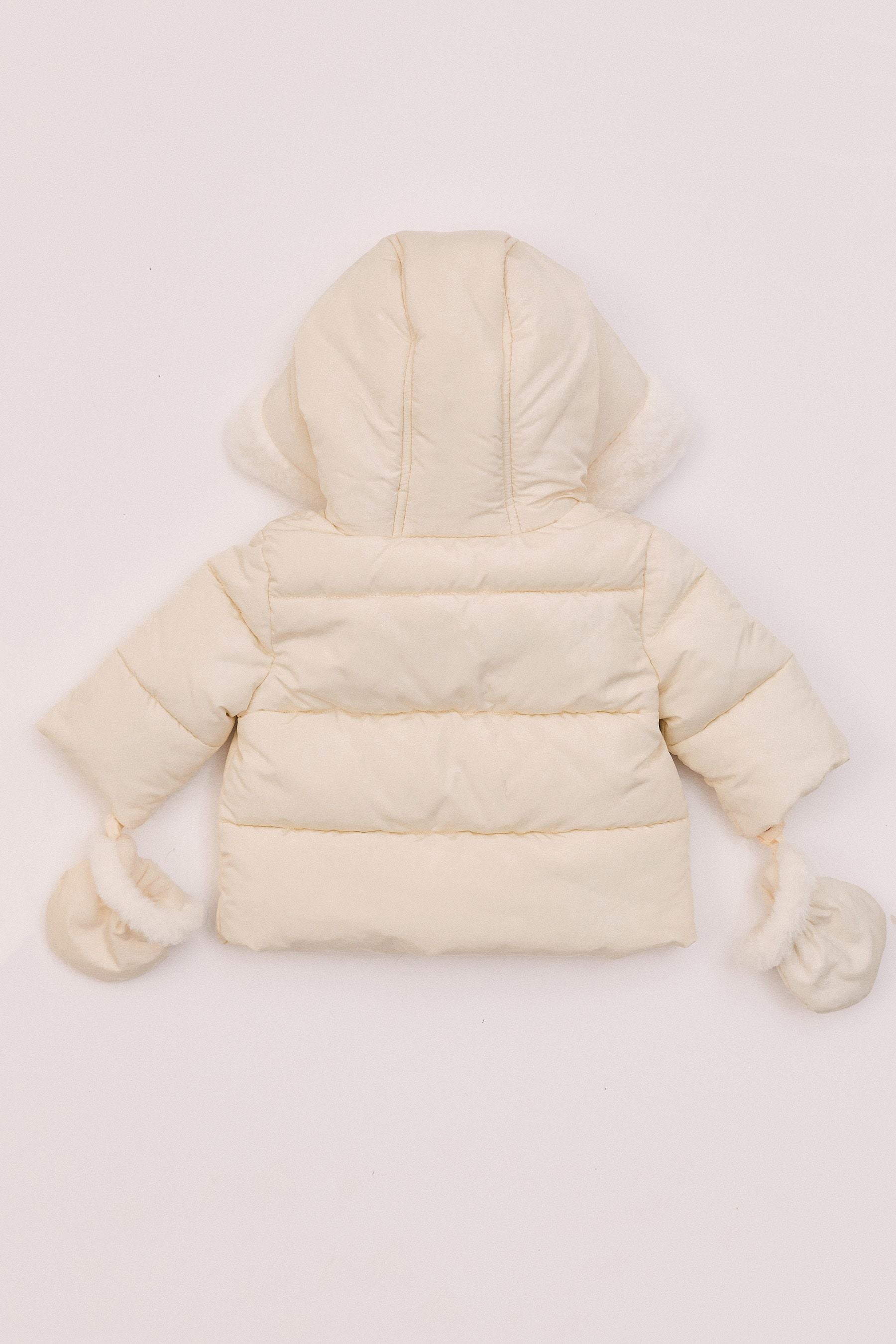 White Lipsy Baby Coat