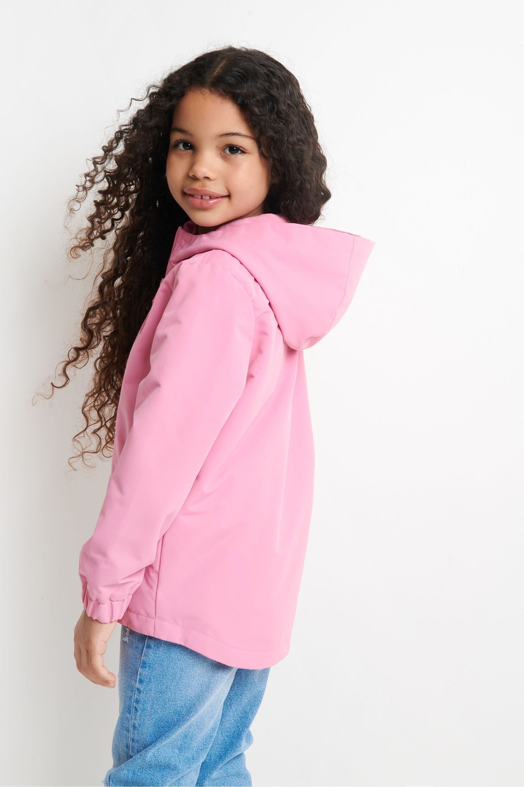 Pink Threadgirls Lightweight Hooded Jacket