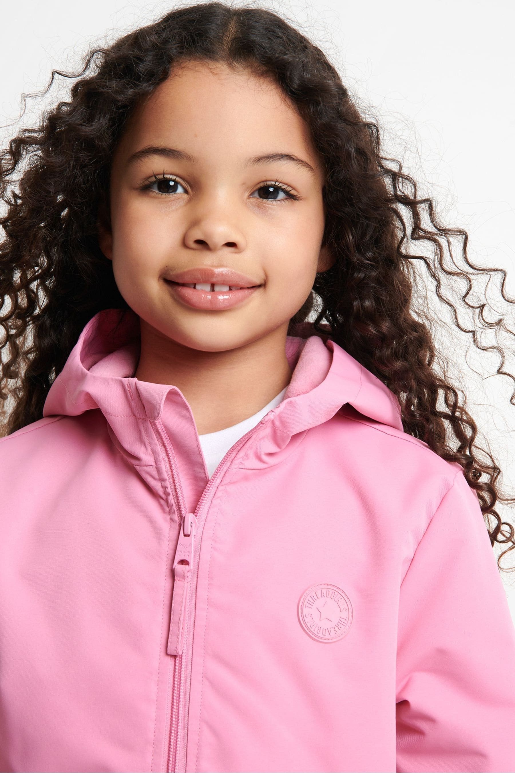 Pink Threadgirls Lightweight Hooded Jacket