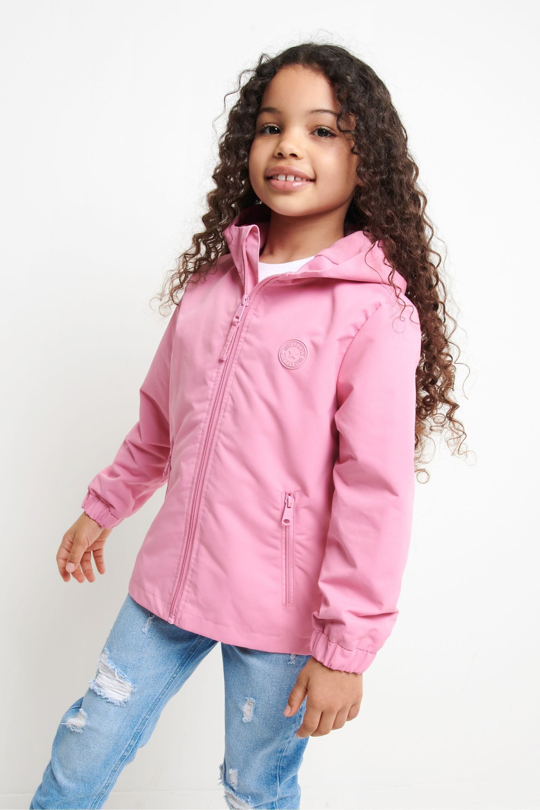 Pink Threadgirls Lightweight Hooded Jacket