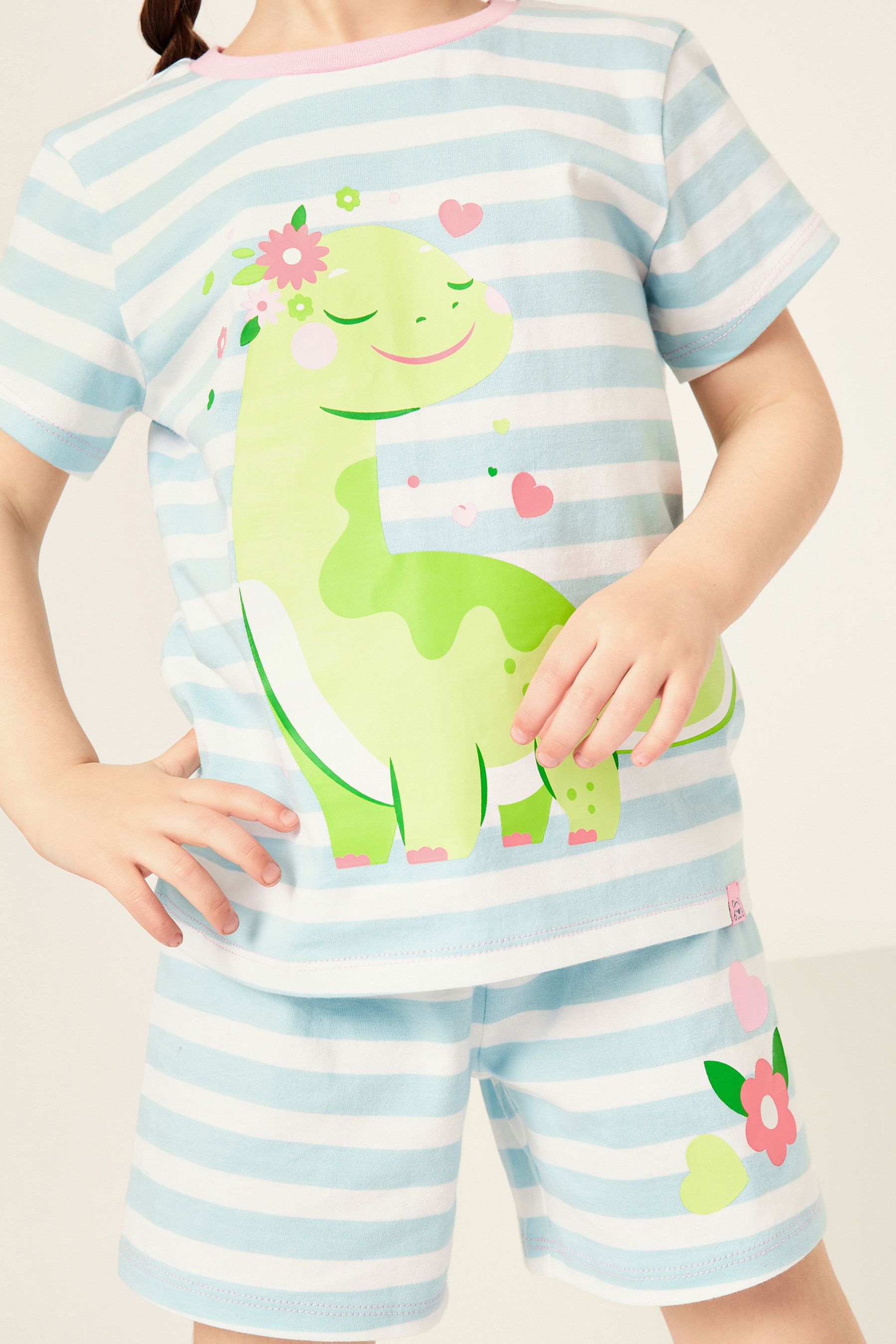 Harry Bear Blue Dino Pyjamas