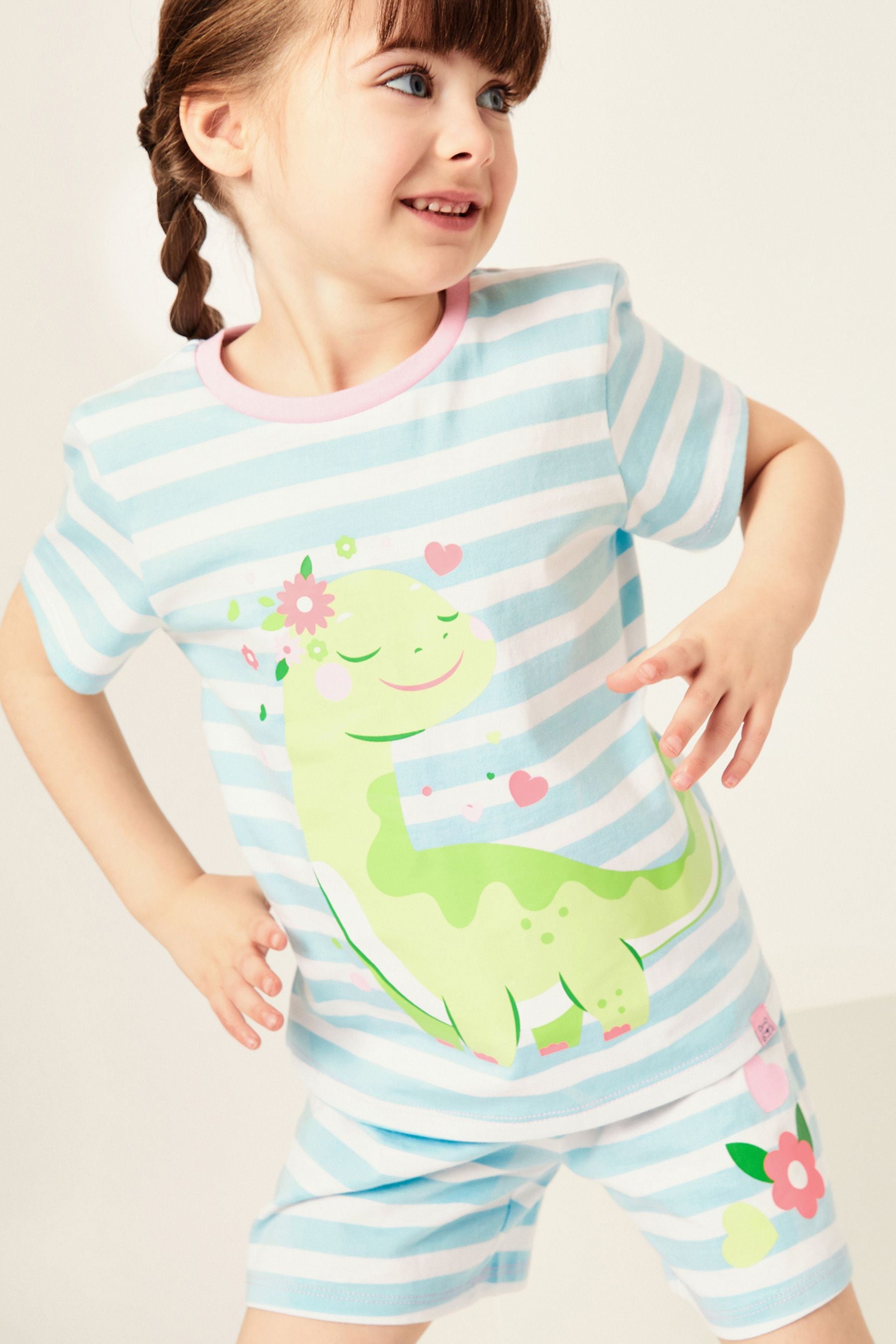 Harry Bear Blue Dino Pyjamas