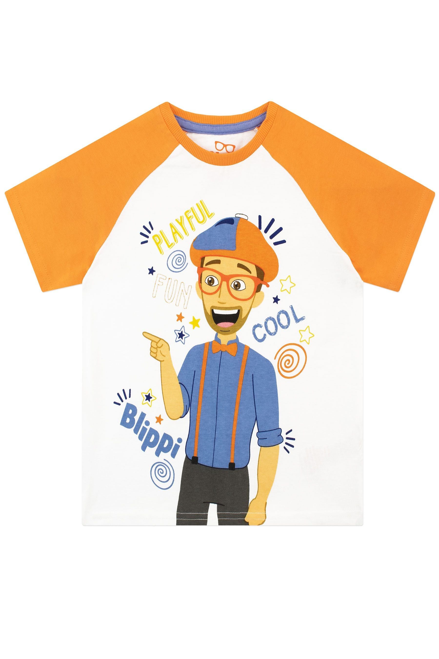 Character White Blippi T-Shirt