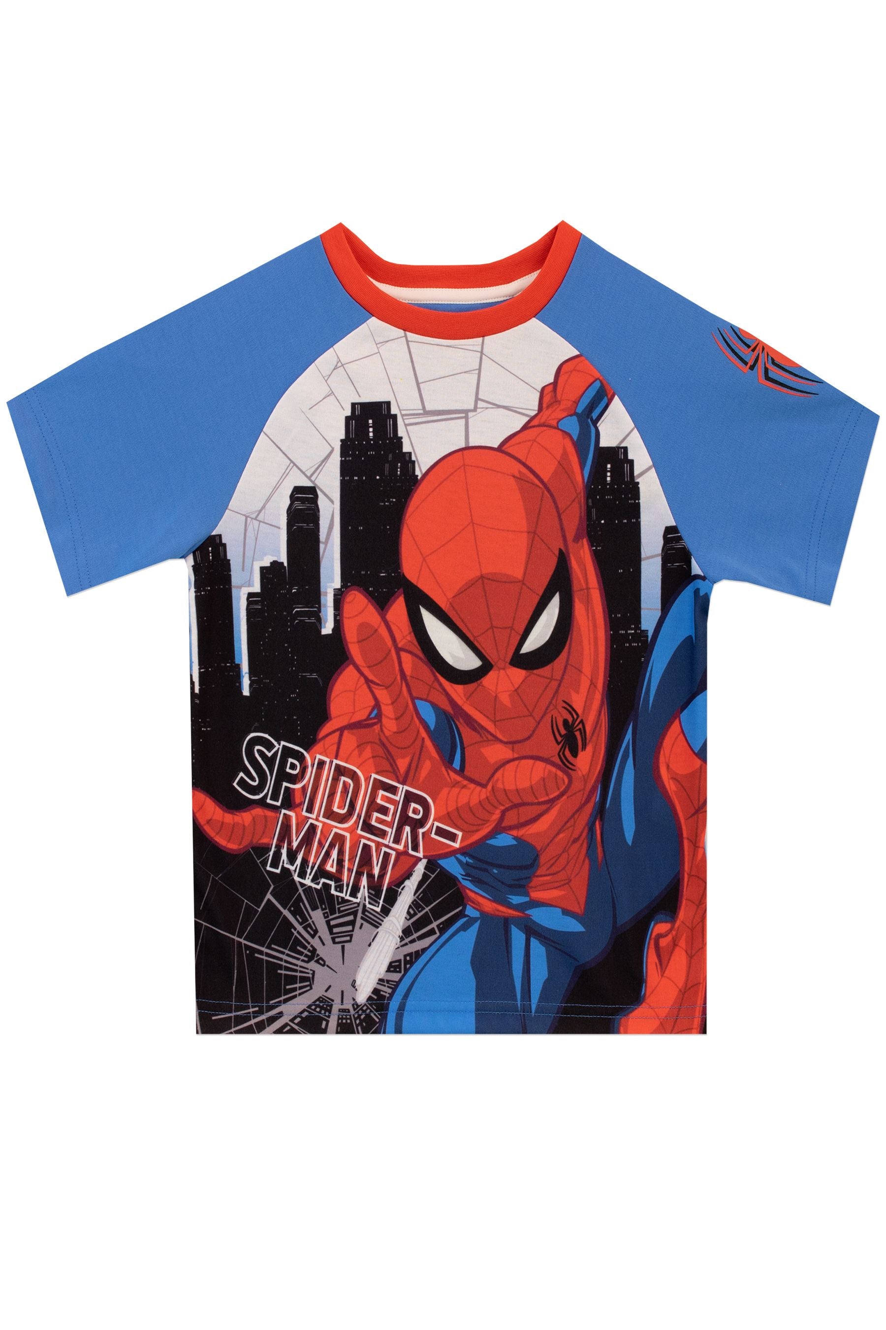 Character Blue Spiderman Short Pyjamas