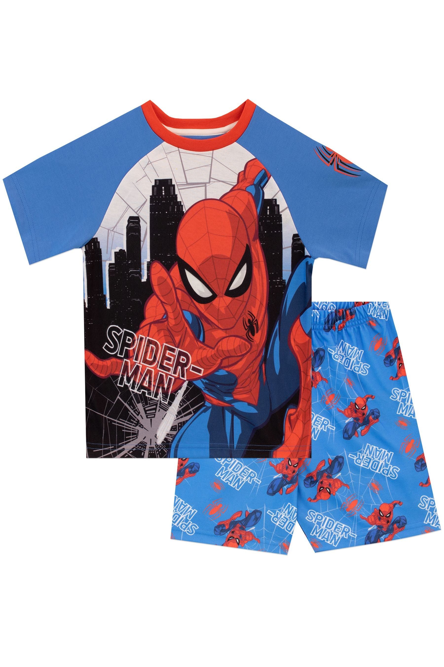 Character Blue Spiderman Short Pyjamas