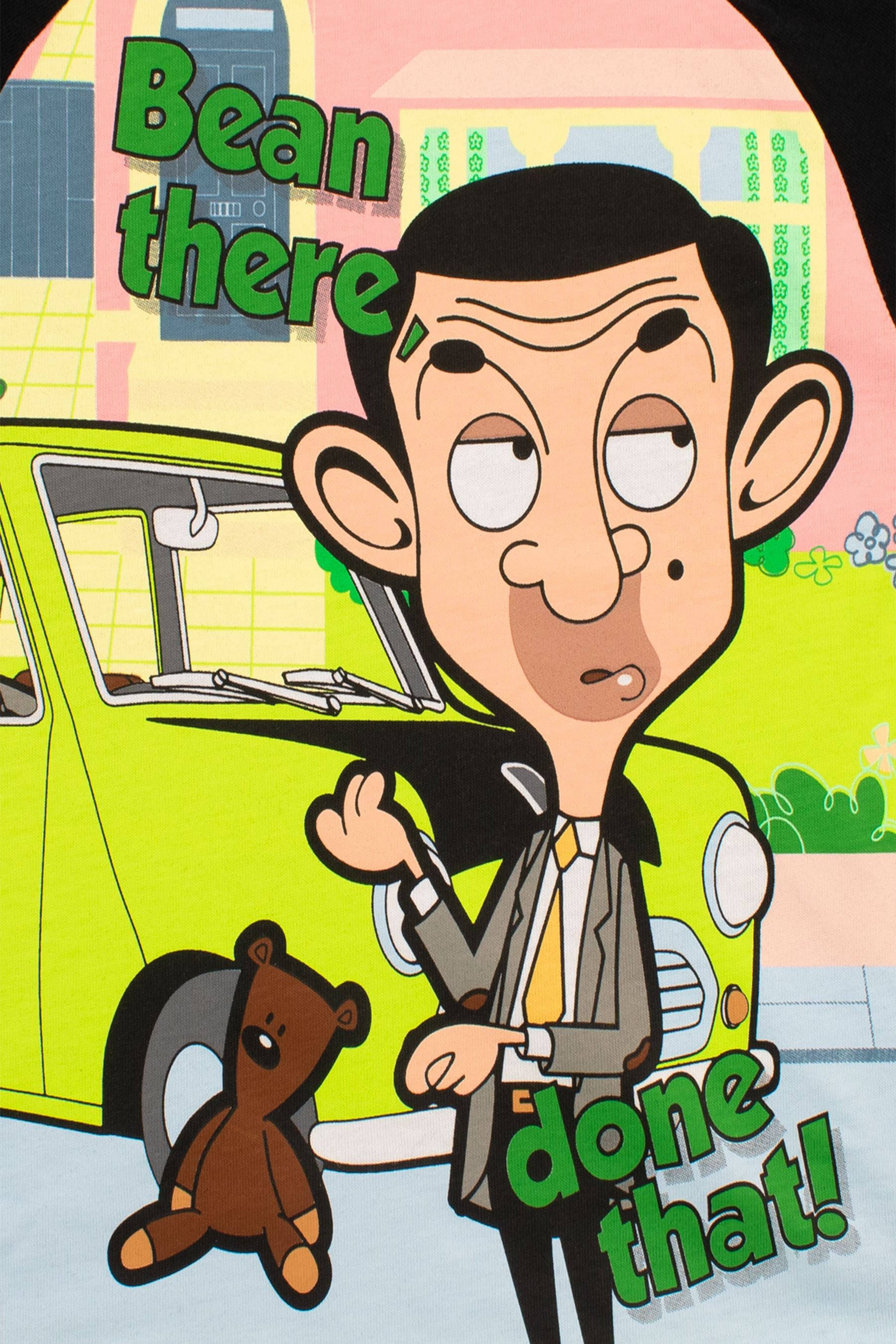 Character Mr Bean Black Short Pyjamas