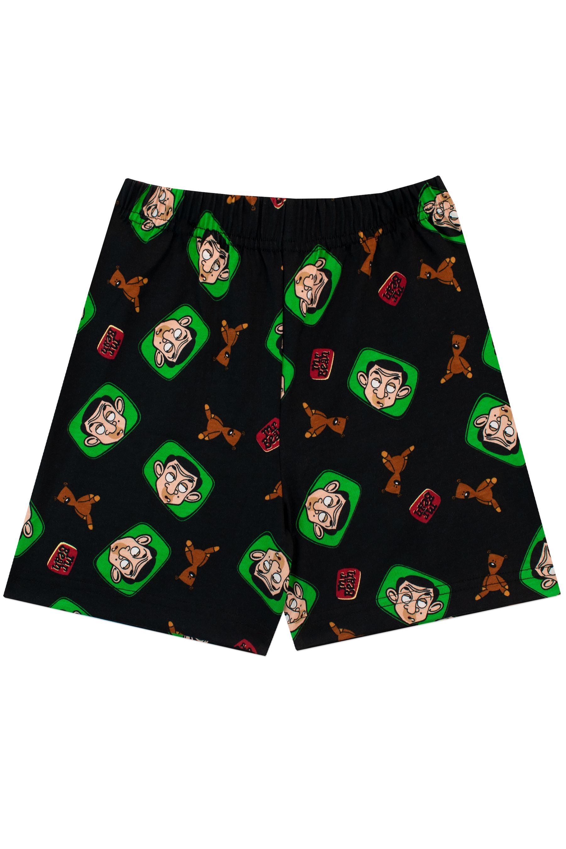 Character Mr Bean Black Short Pyjamas