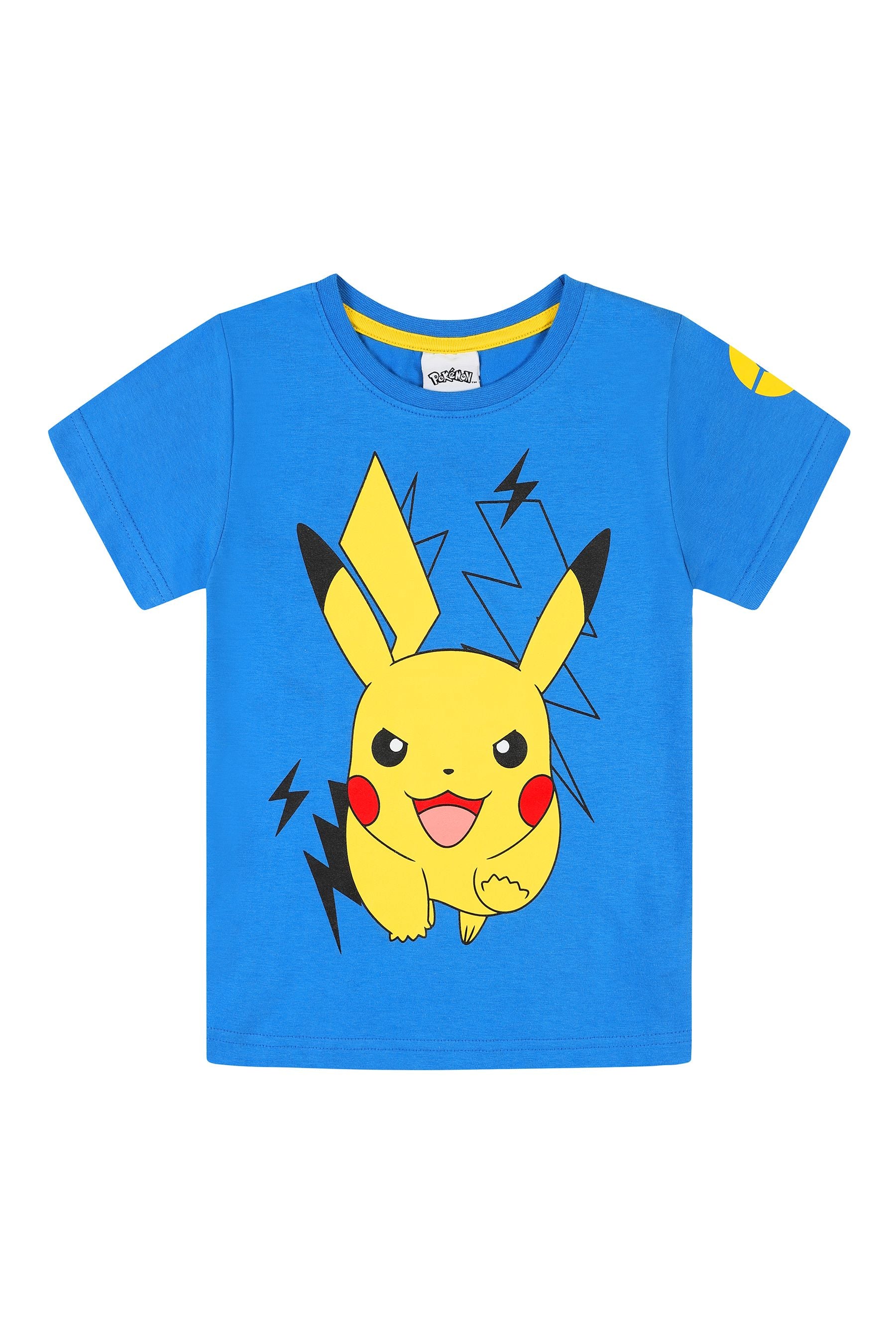 Kid Genius Blue Boys Pokemon Pikachu Short Pyjama