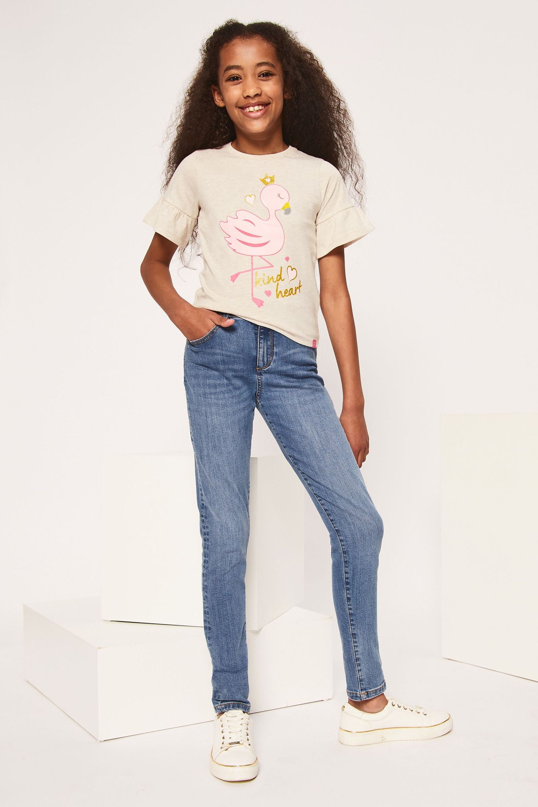 Pink Flamingo Harry Bear Tropical Tee