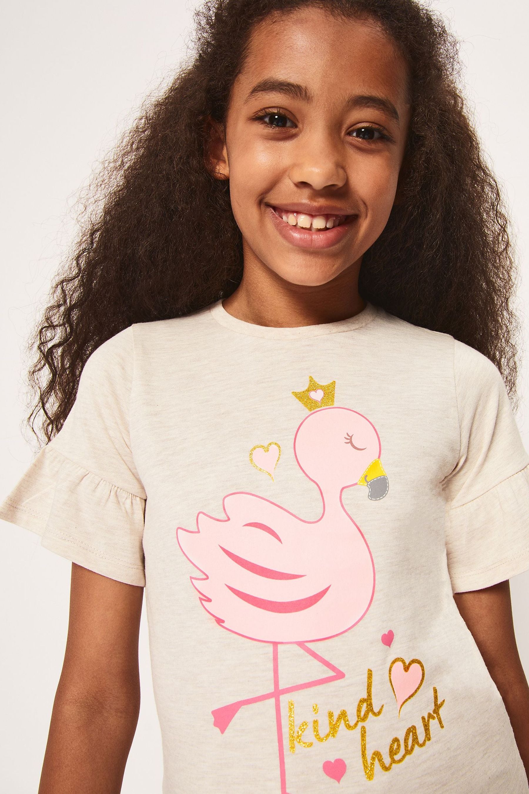 Pink Flamingo Harry Bear Tropical Tee