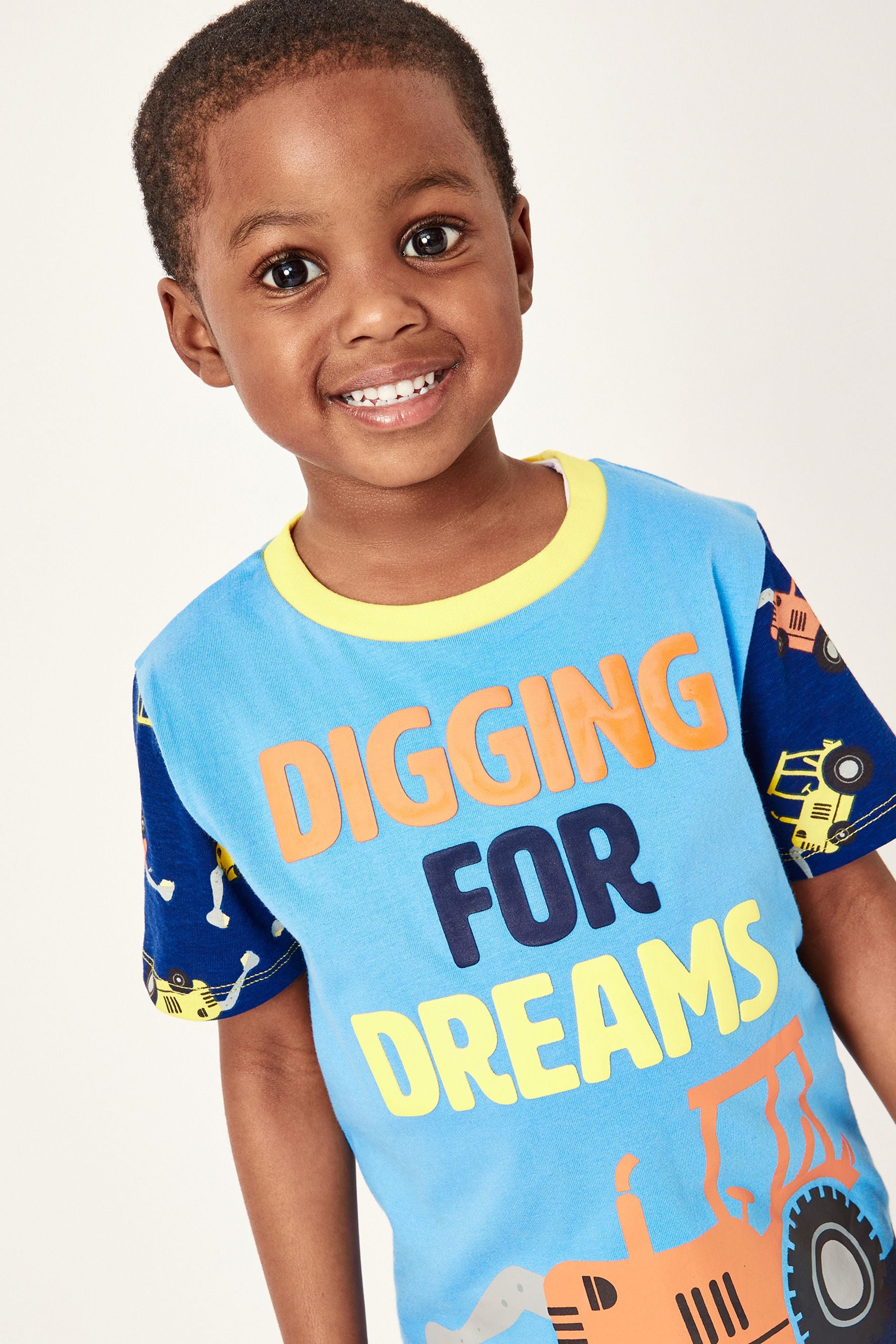 Harry Bear Blue Digger Pyjamas