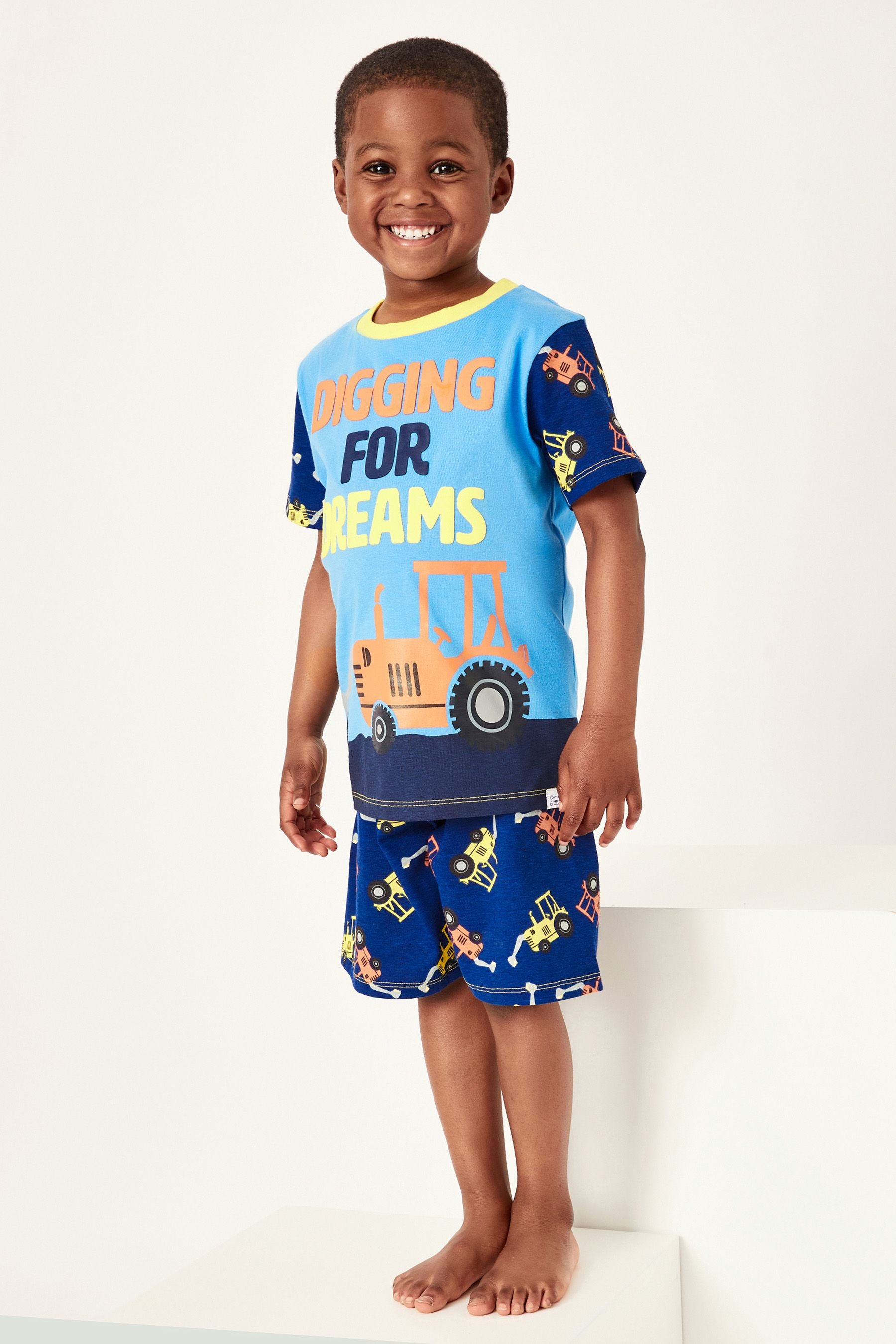 Harry Bear Blue Digger Pyjamas