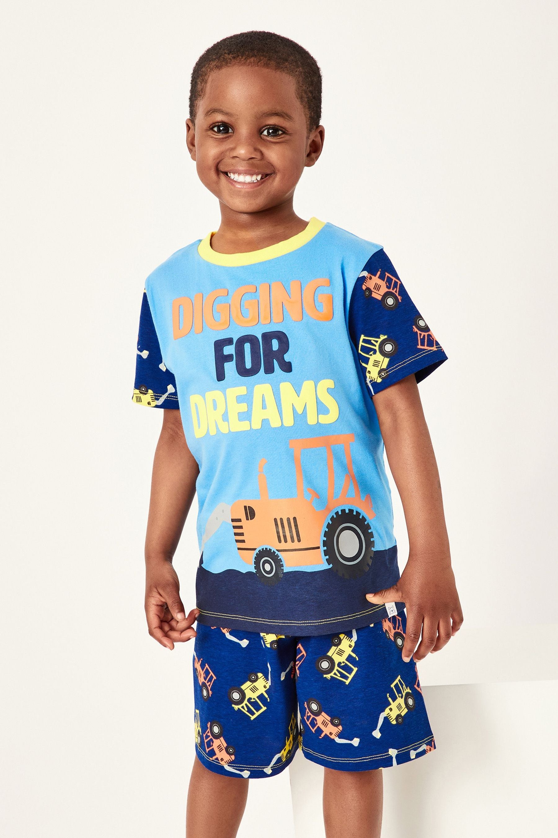 Harry Bear Blue Digger Pyjamas