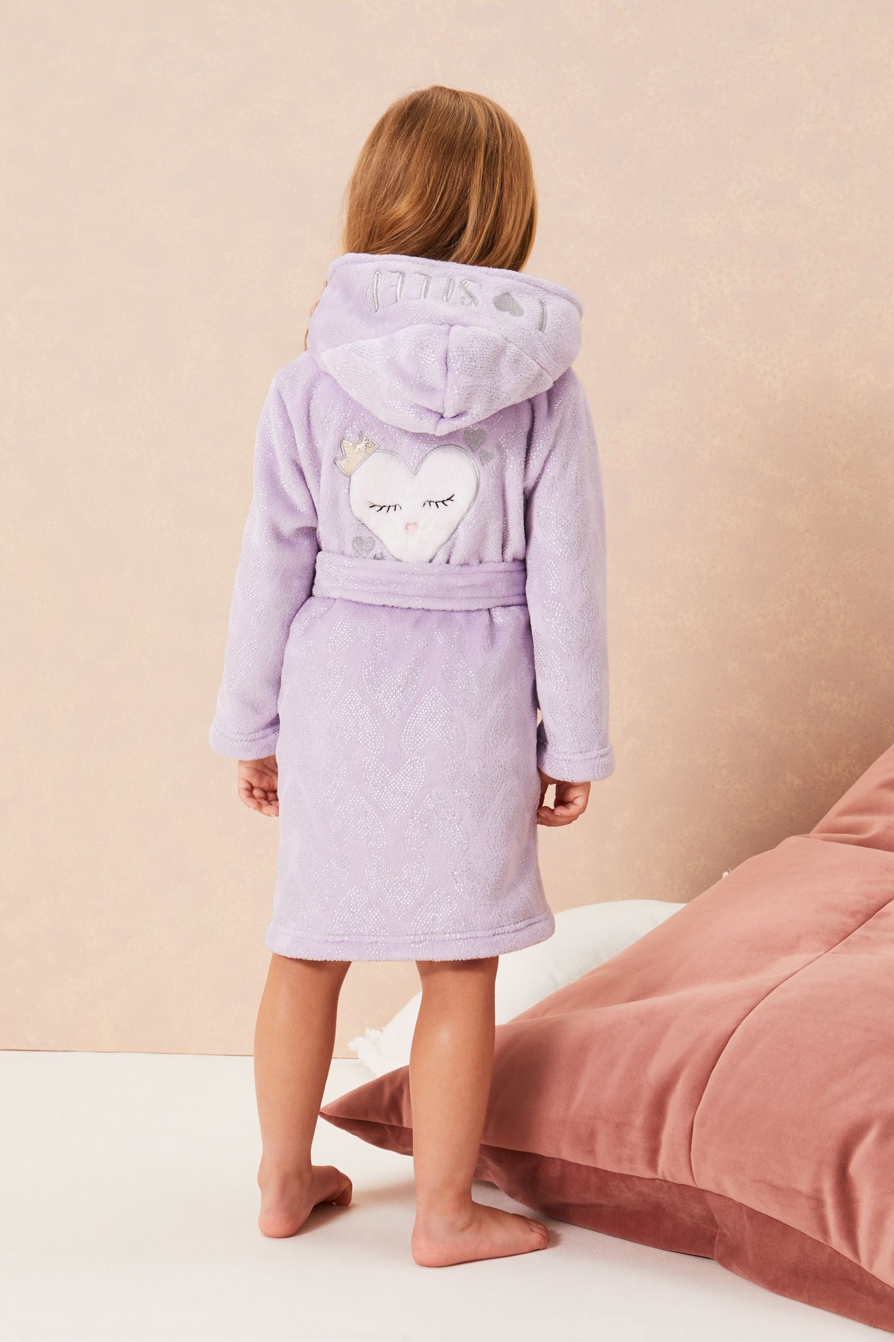 Lilac Lipsy Mini Cosy Dressing Gown