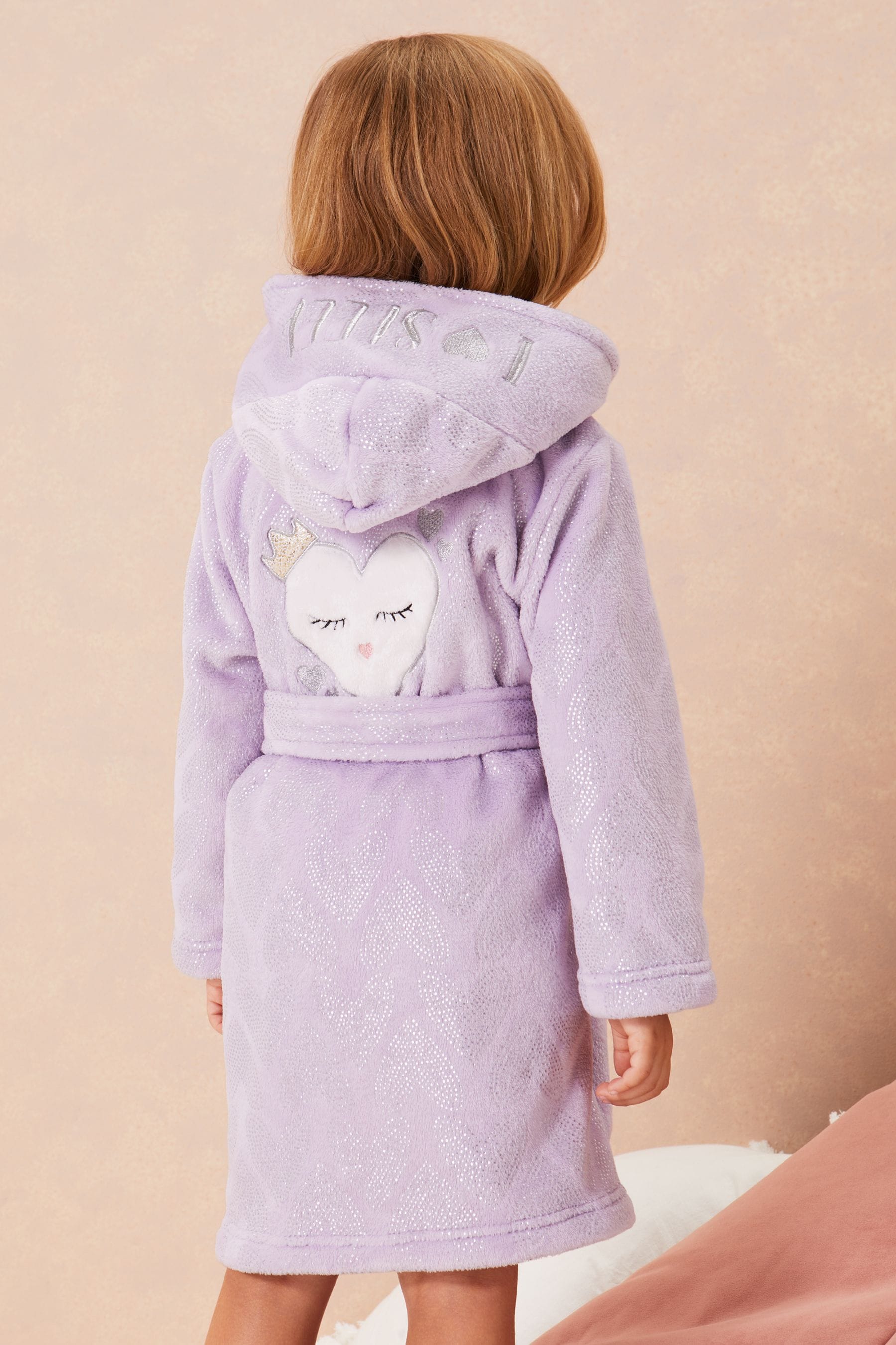 Lilac Lipsy Mini Cosy Dressing Gown