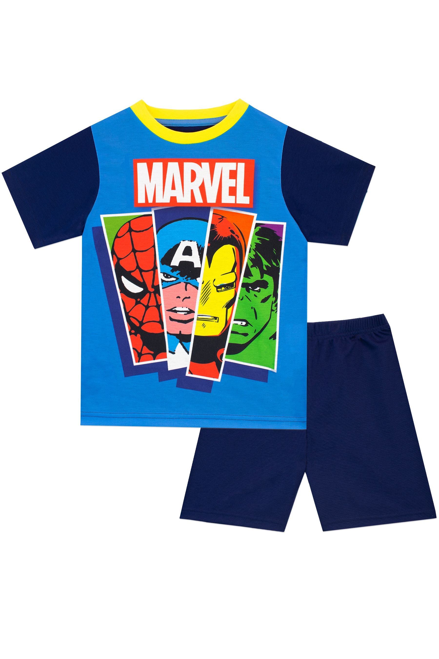 Character Blue Marvel Comics 2 Pack Short Pyjamas