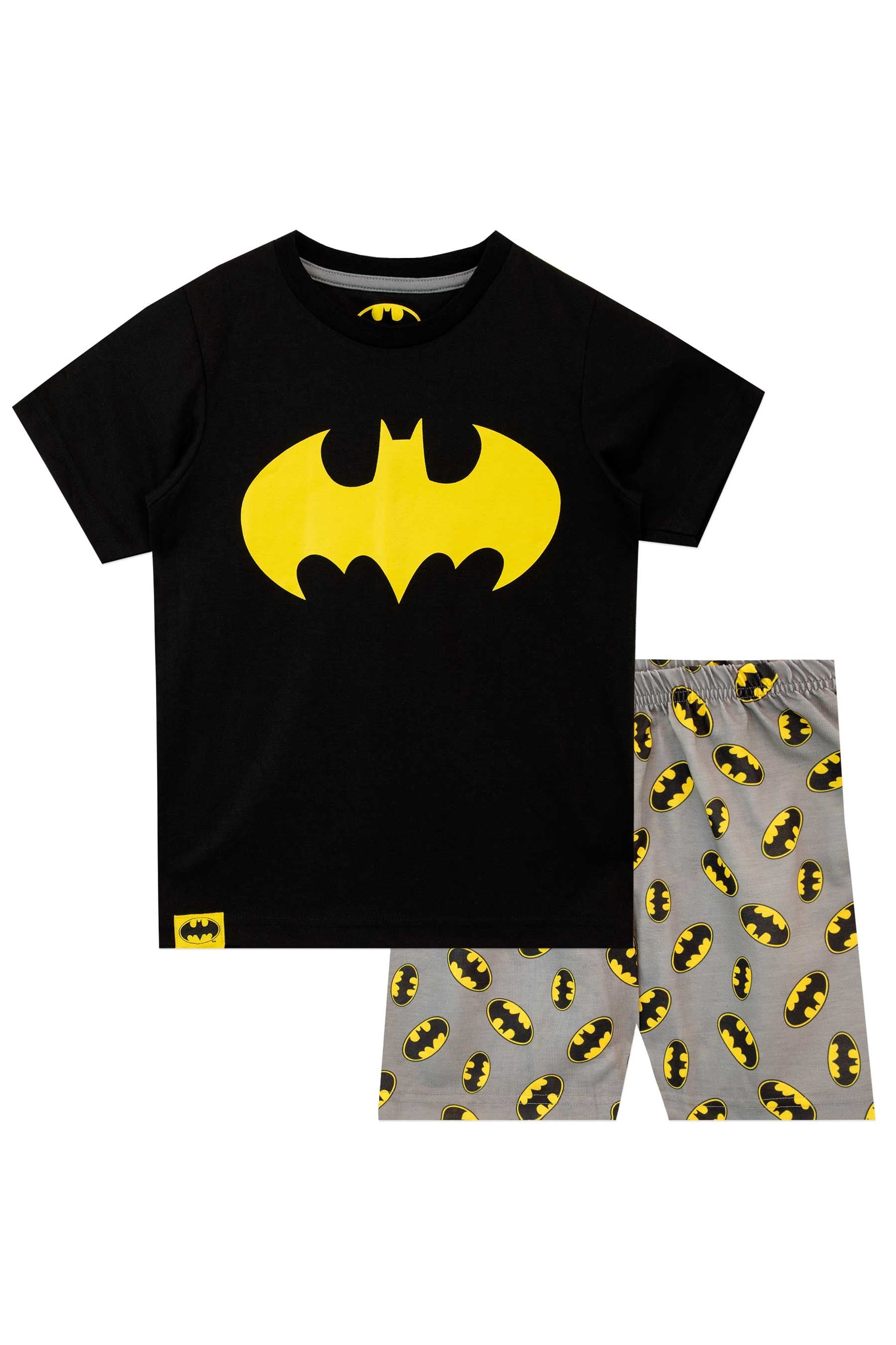 Character Black Batman Short Pyjamas