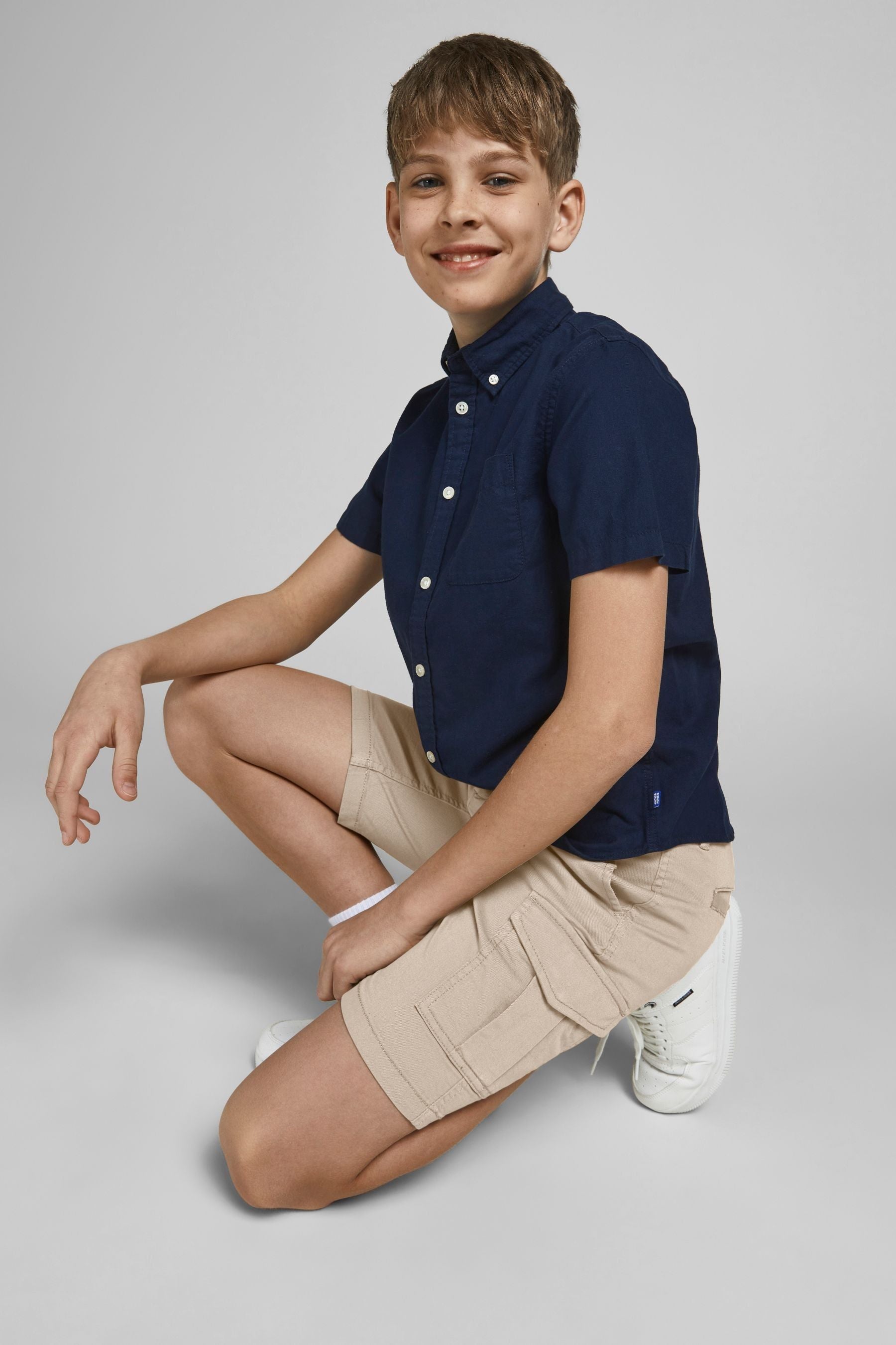 Stone JACK & JONES JUNIOR Chino Cargo Short