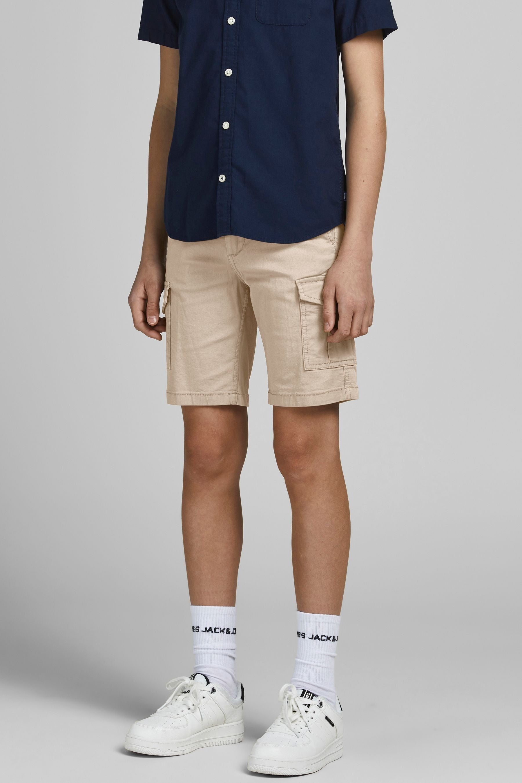 Stone JACK & JONES JUNIOR Chino Cargo Short