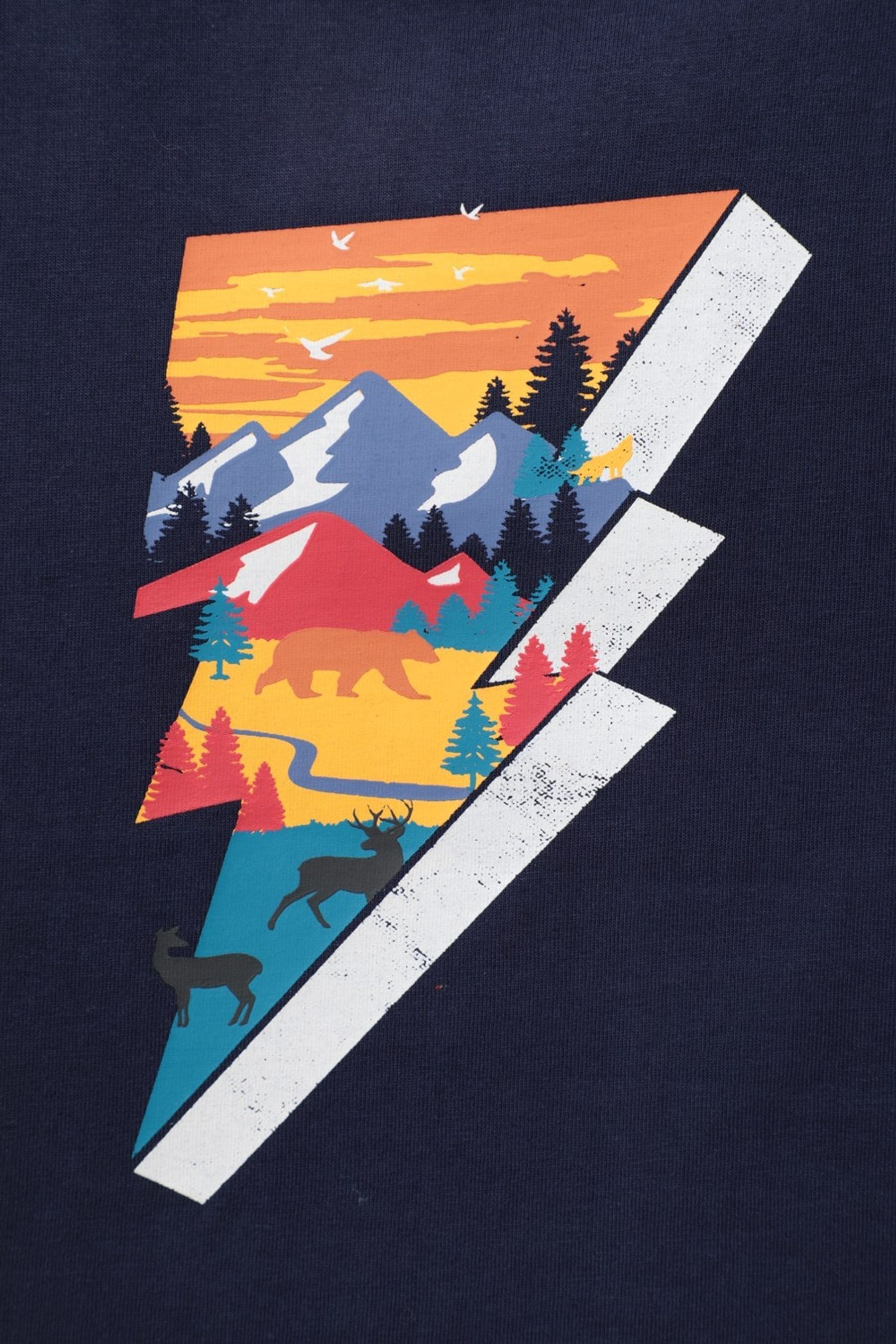 Blue Mountain Warehouse Lightning Bolt Kids Organic T-Shirt