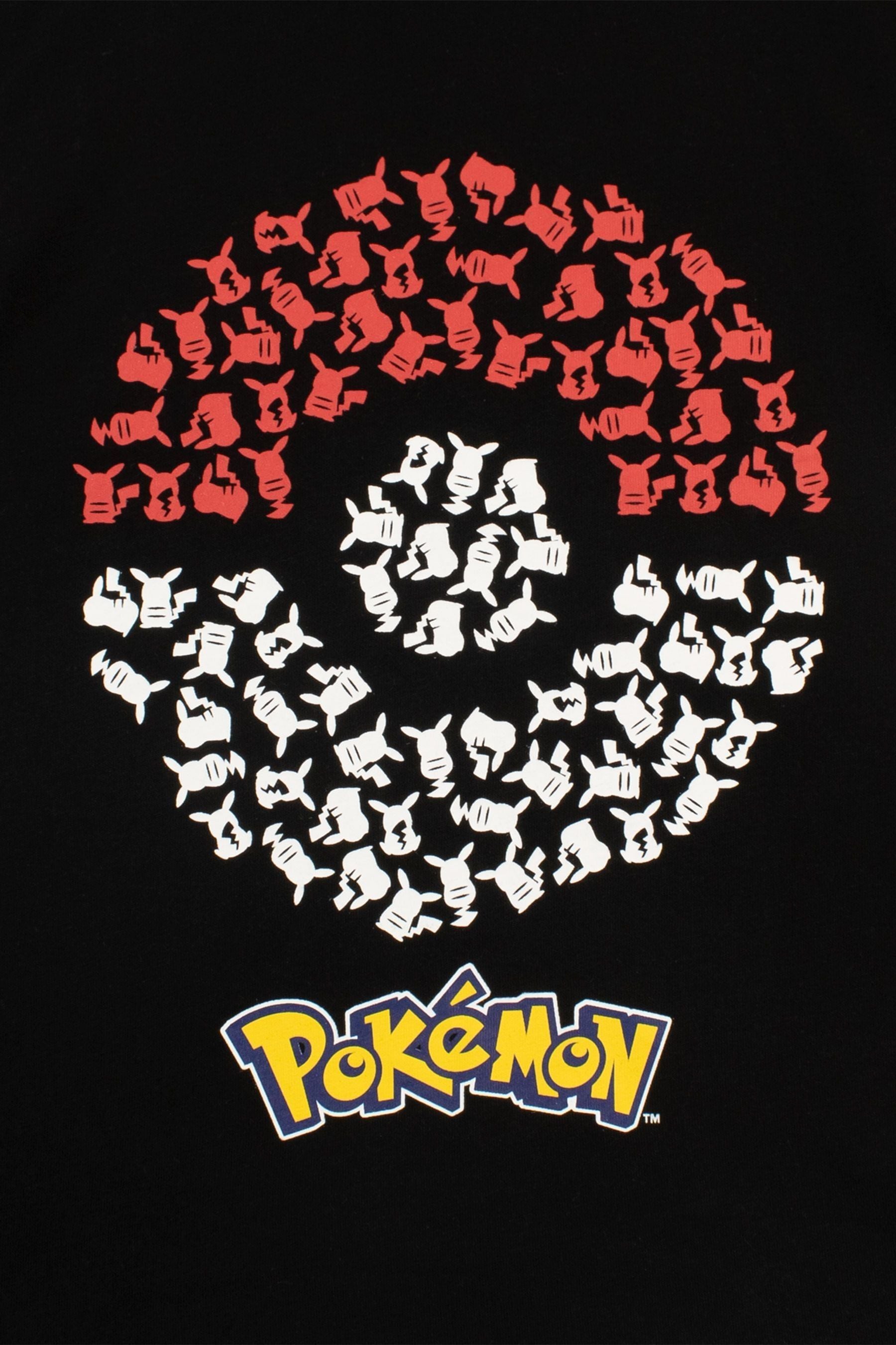 Character Red Pokemon T-Shirt and Shorts Set