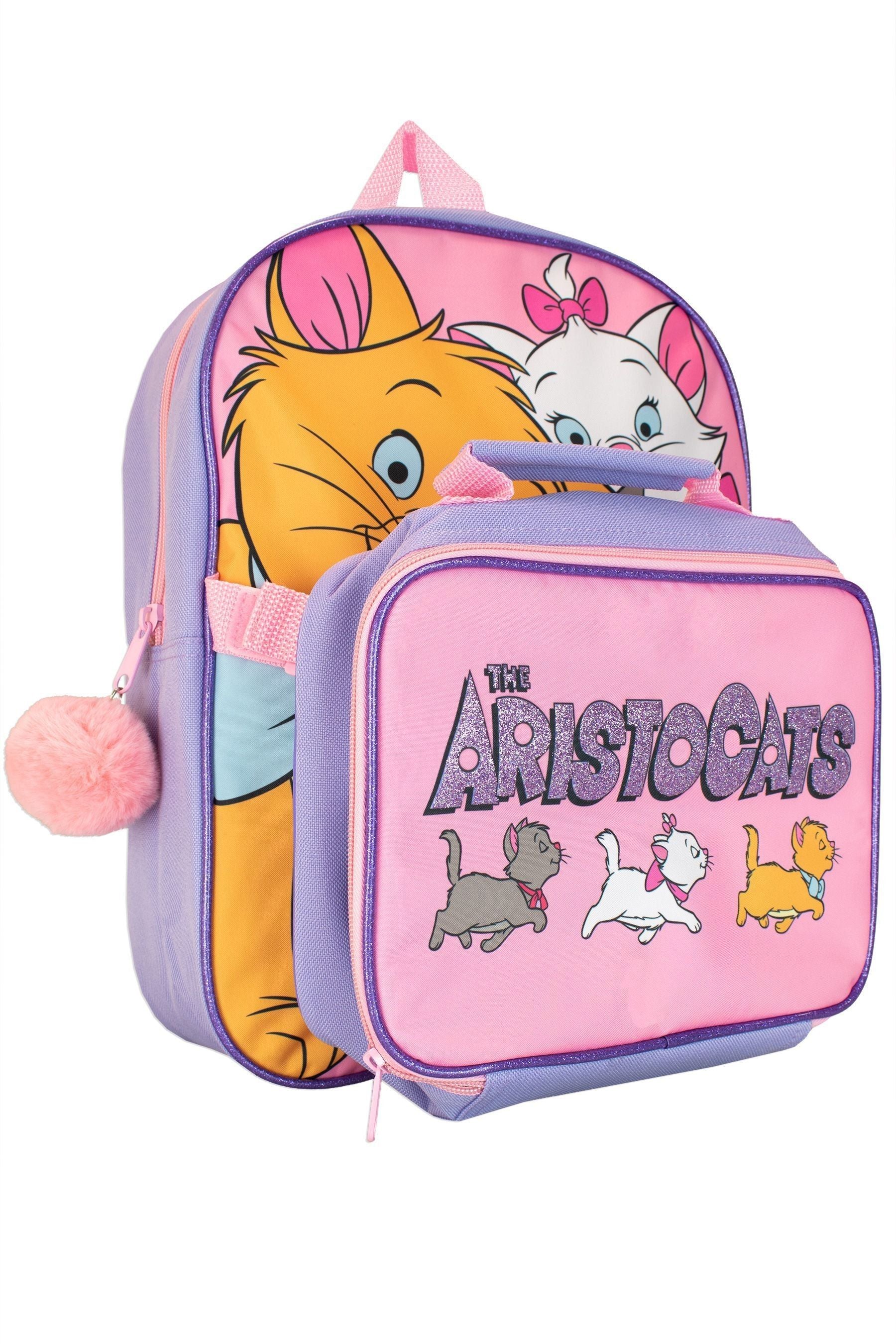 Character Pink Aristocats Backpack and Lunch Bag Set