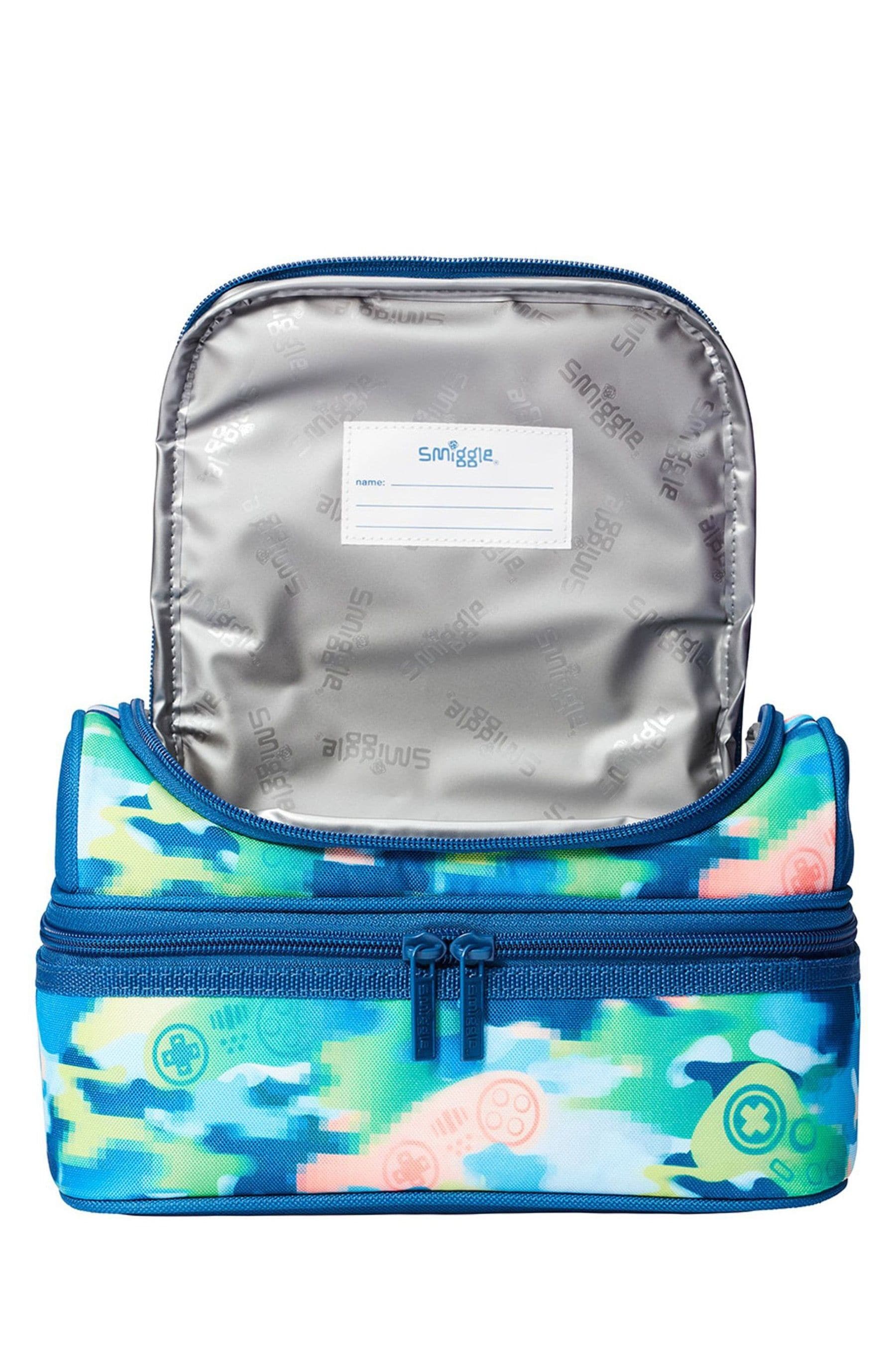 Blue Smiggle Mirage Double Decker Lunchbox