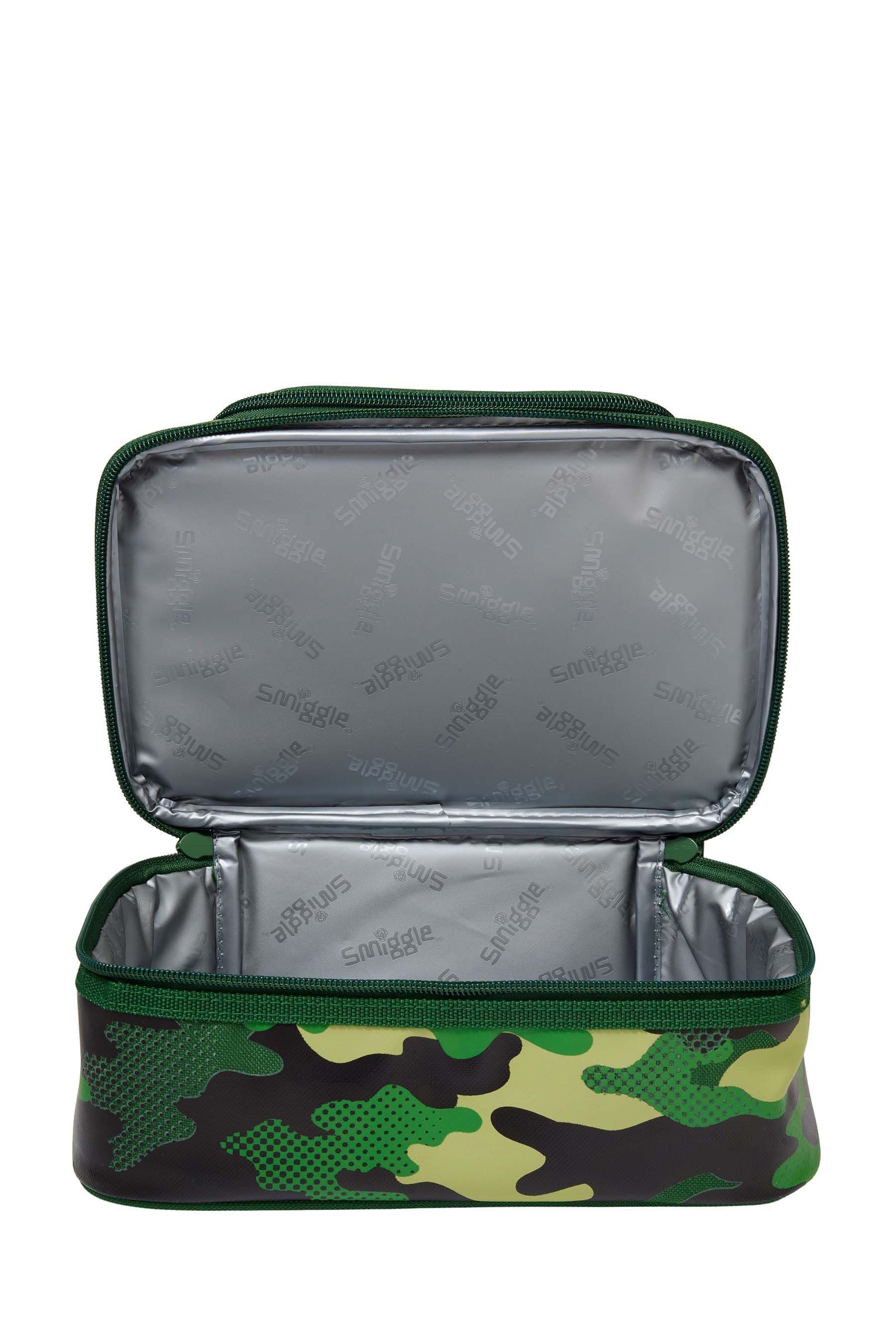 Green Dinosaur Smiggle Best Budz Double Decker Lunchbox