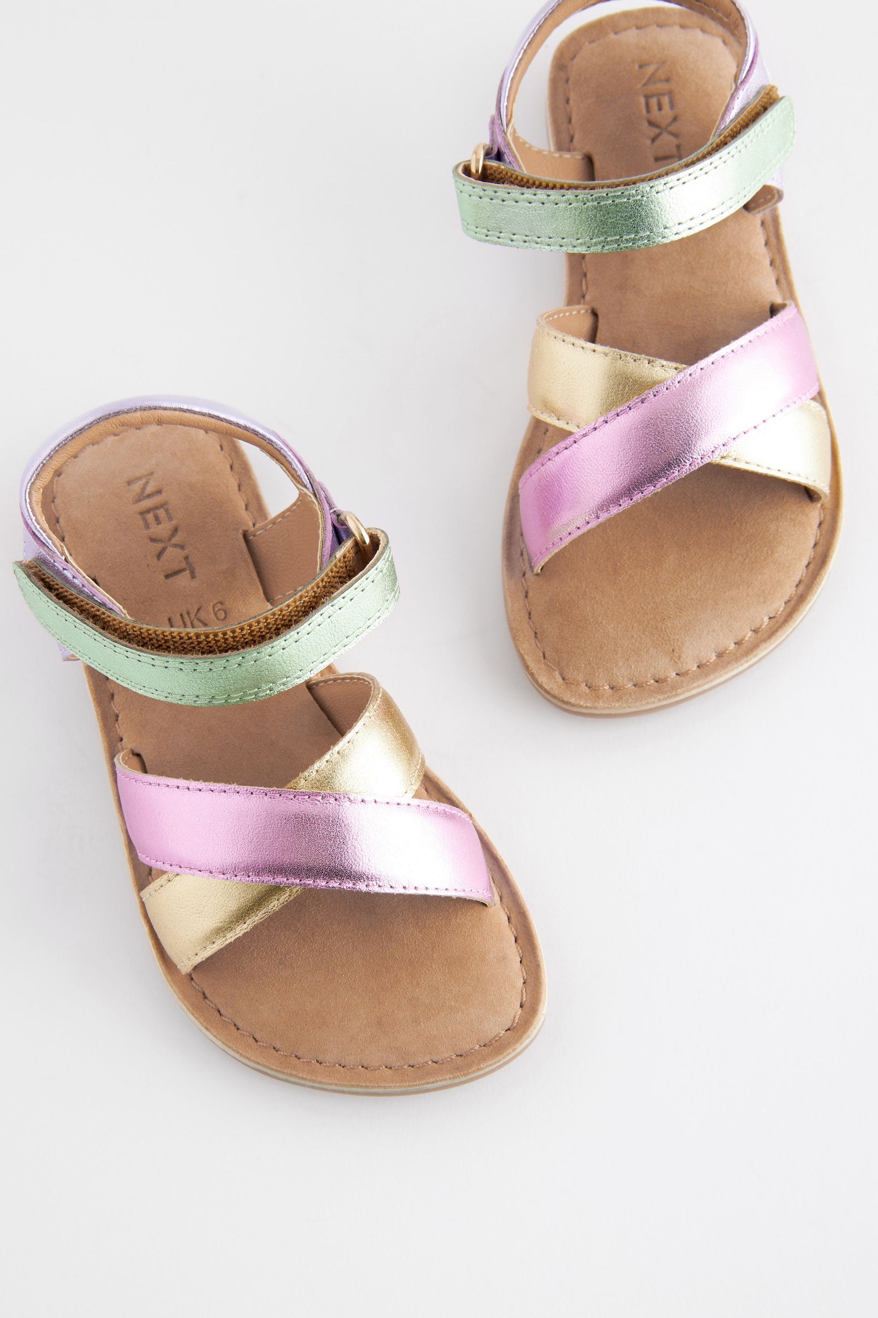 Multi Leather Sandals