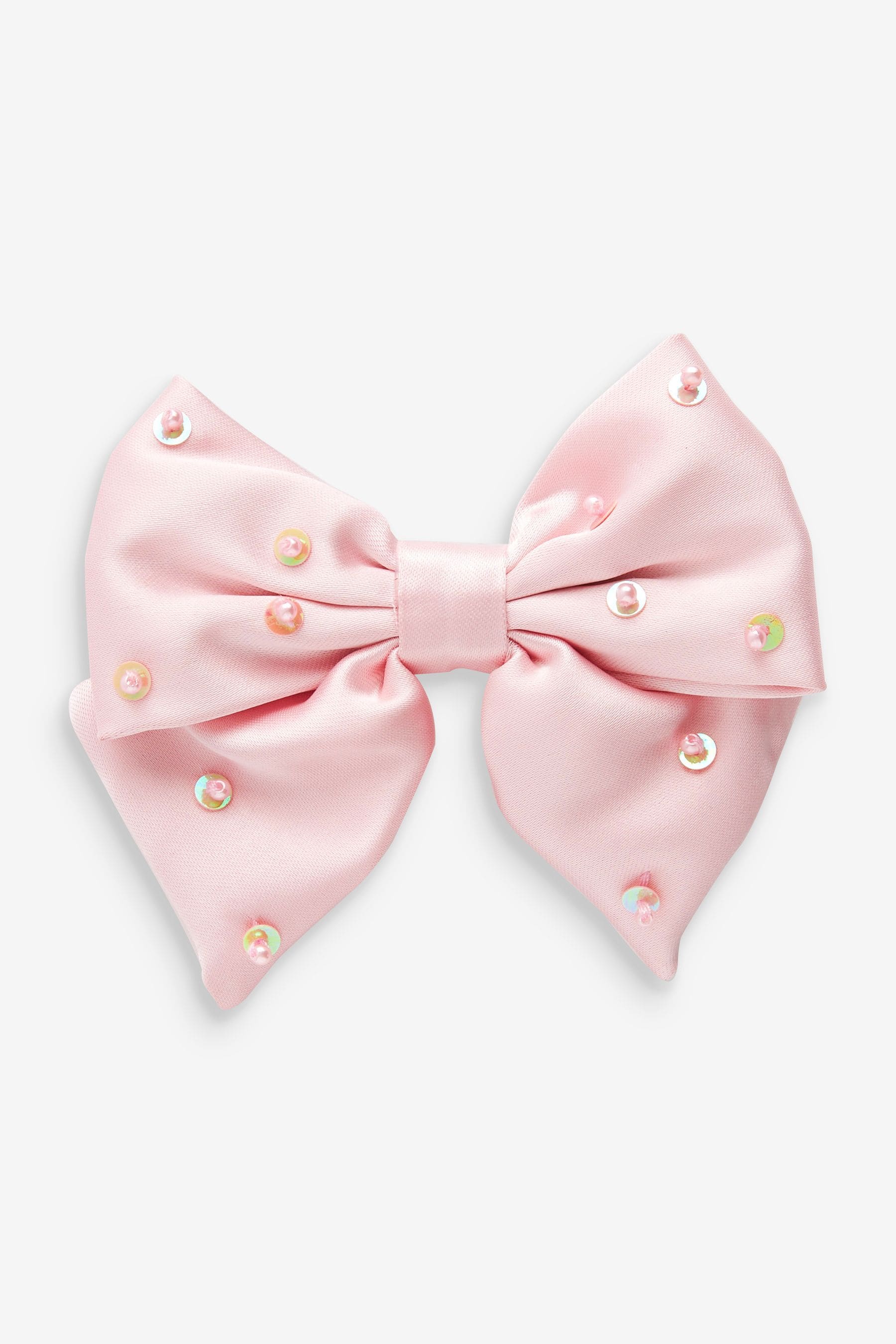 Pink Bow Bead Clip