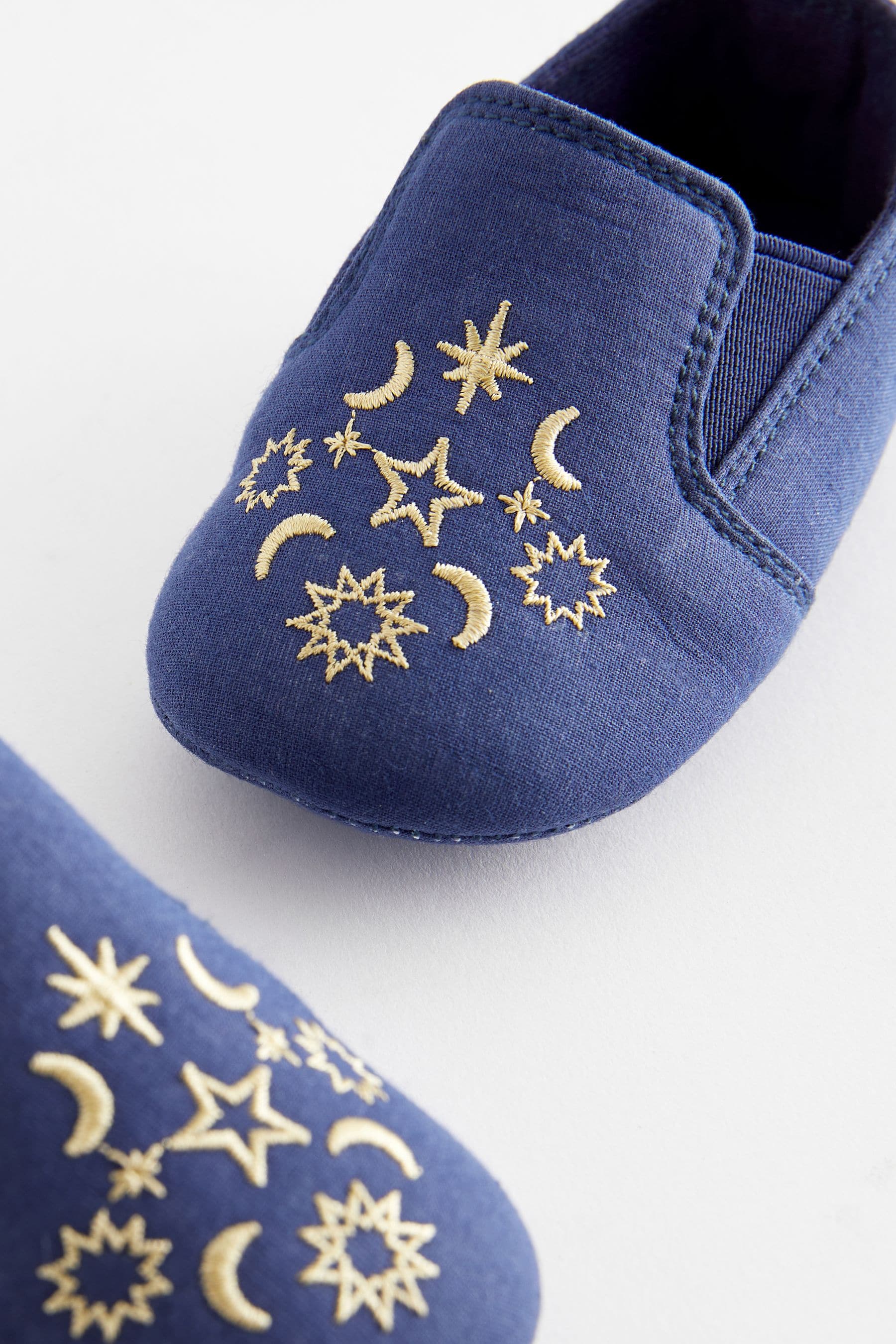 Navy Occasion Baby Shoes (0-2mths)