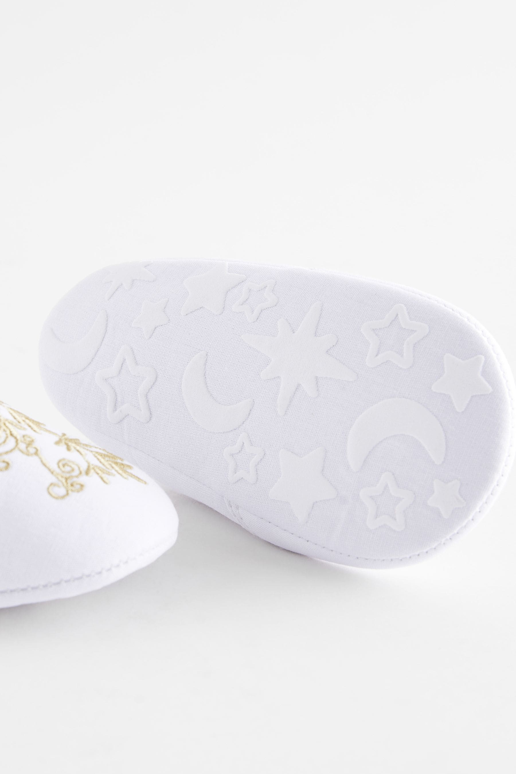 White Occasion Baby Shoes (0-2mths)