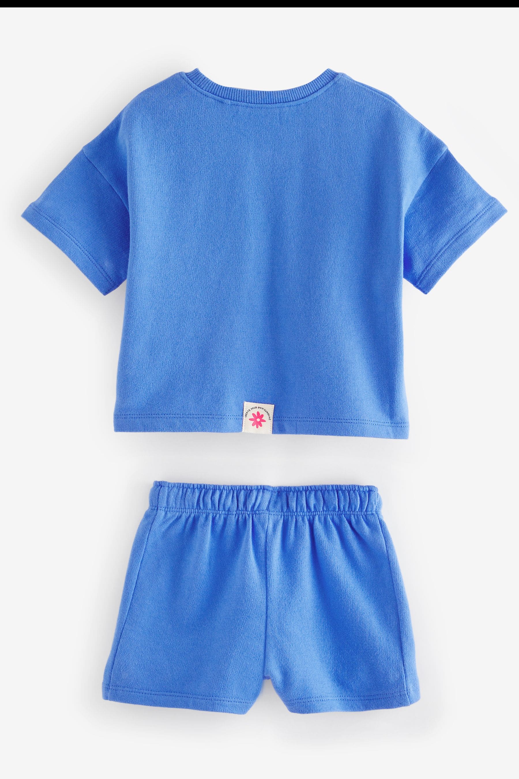 Blue Heart T-Shirt And Shorts Set (3mths-7yrs)