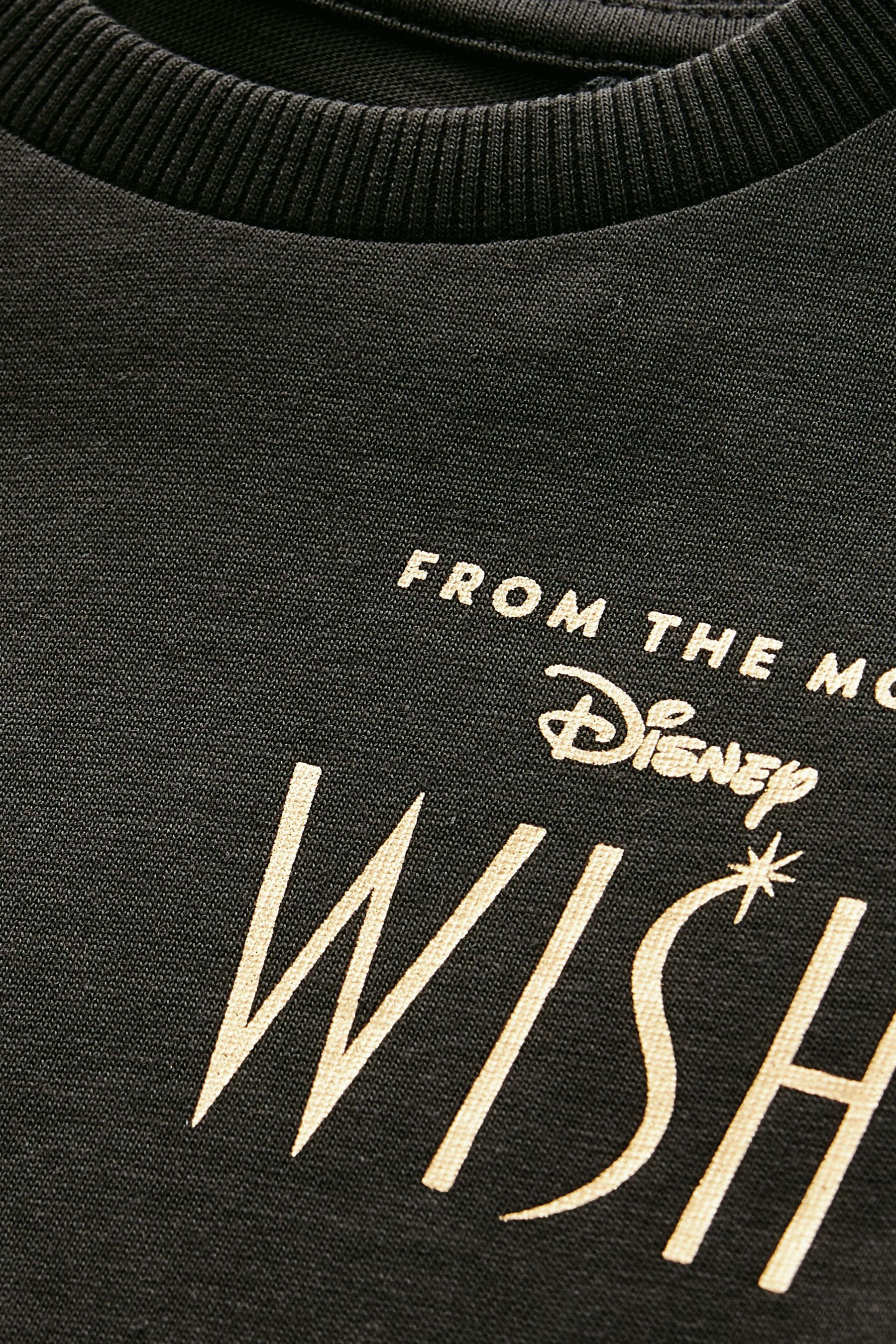 Charcoal Grey Disney Wish Long Sleeve T-Shirt (3mths-8yrs)