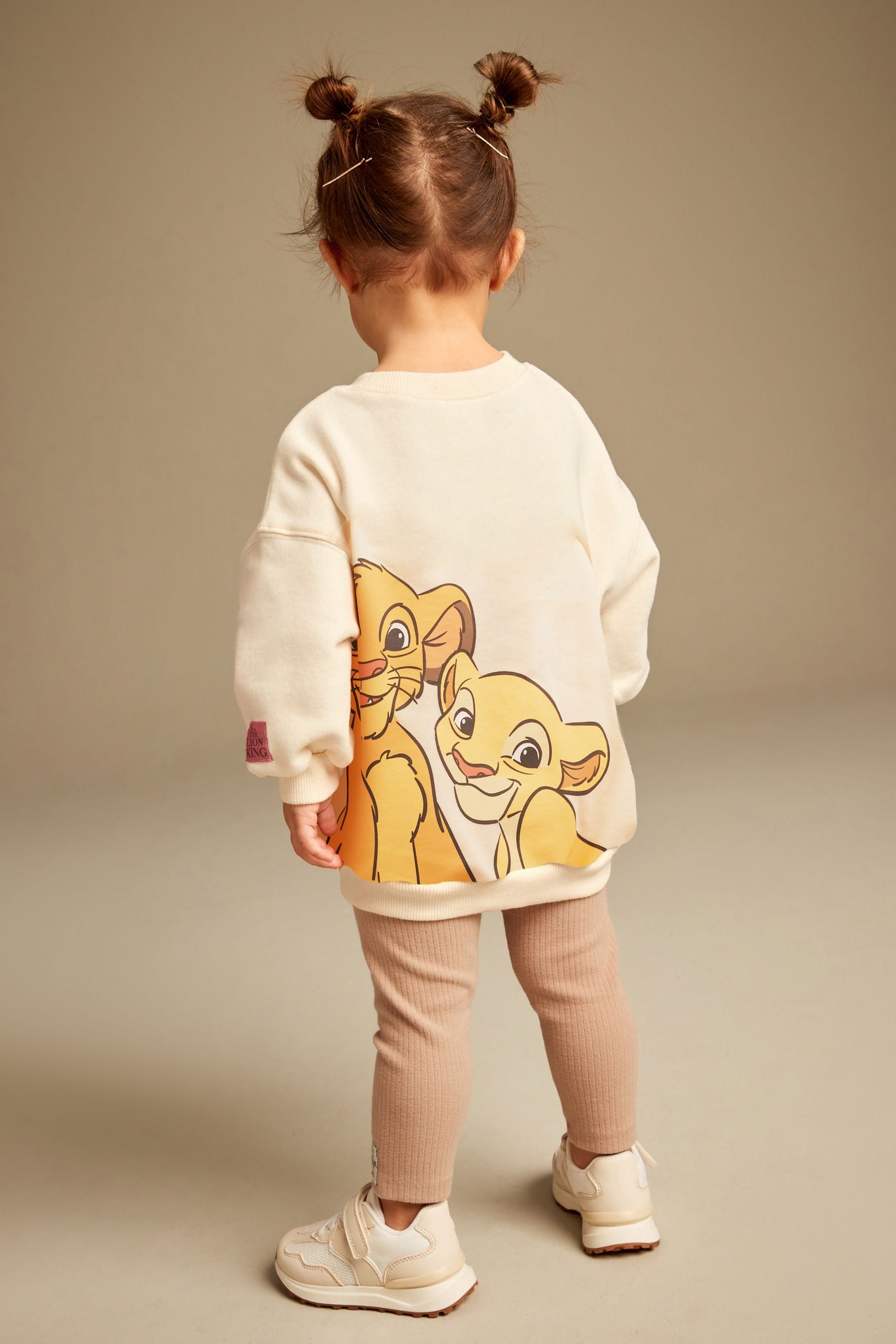 Cream Lion King Sweater And Leggings Set (3mths-7yrs)