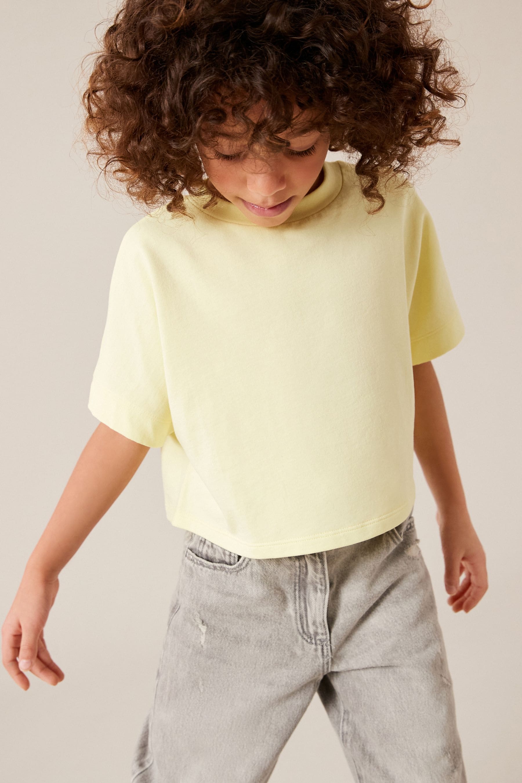 Green Boxy T-Shirt (3-16yrs)