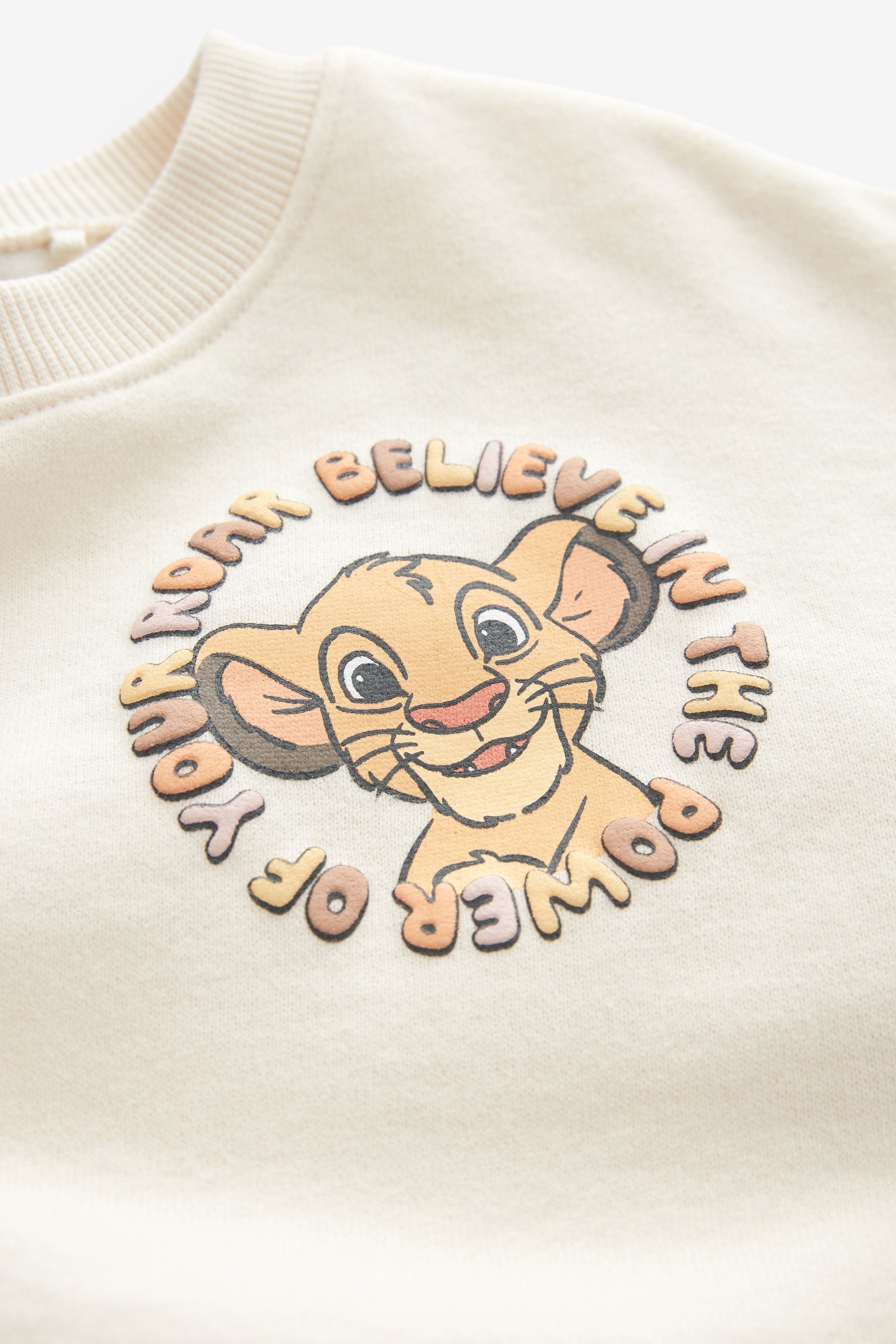 Cream Lion King Sweater And Leggings Set (3mths-7yrs)