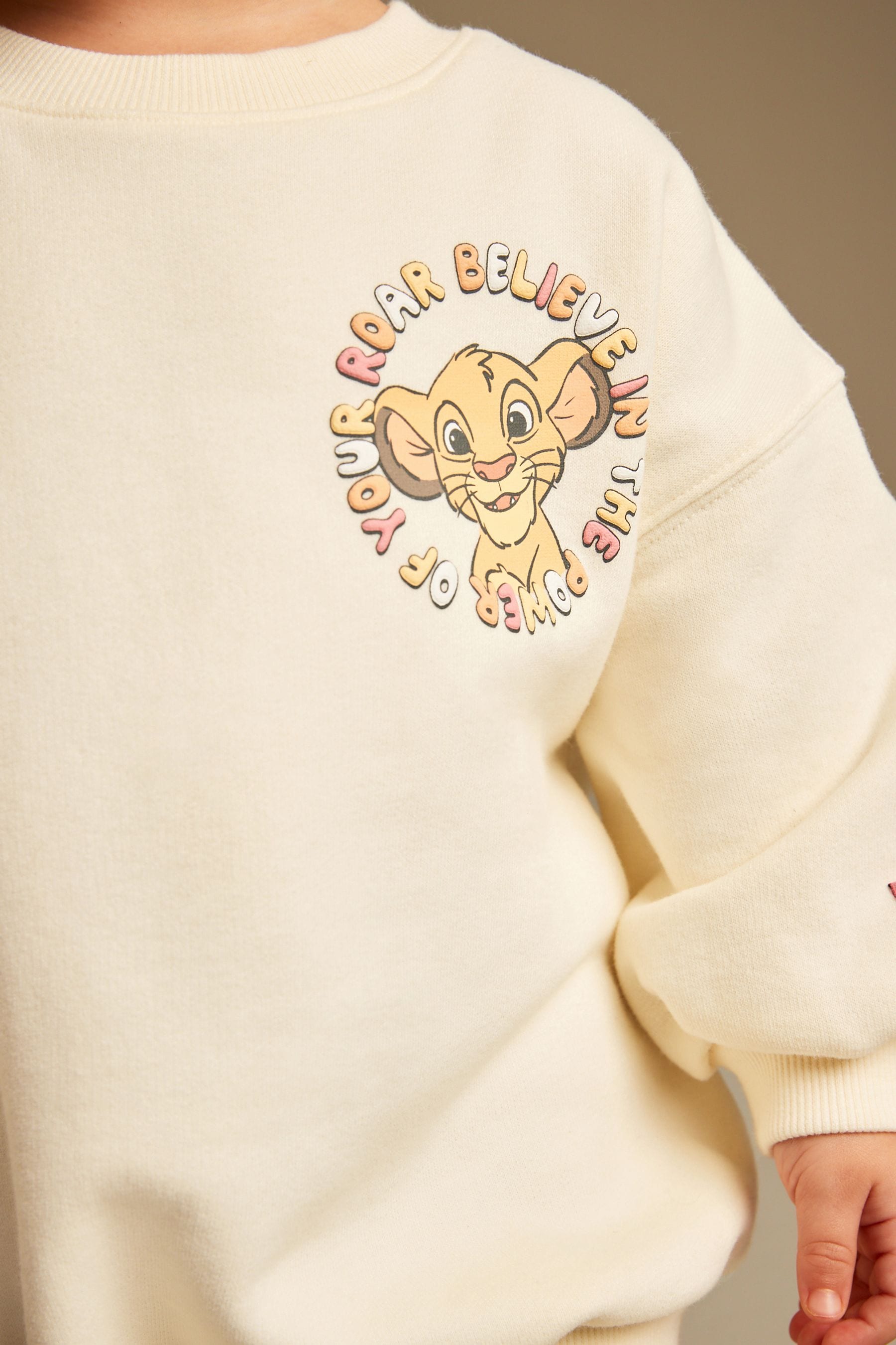 Cream Lion King Sweater And Leggings Set (3mths-7yrs)